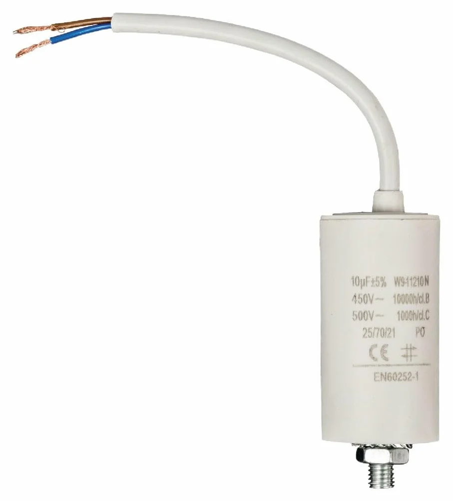 Fixapart W9-11210N Condensatore Cilindrico Bianco Fixed Capacitor
