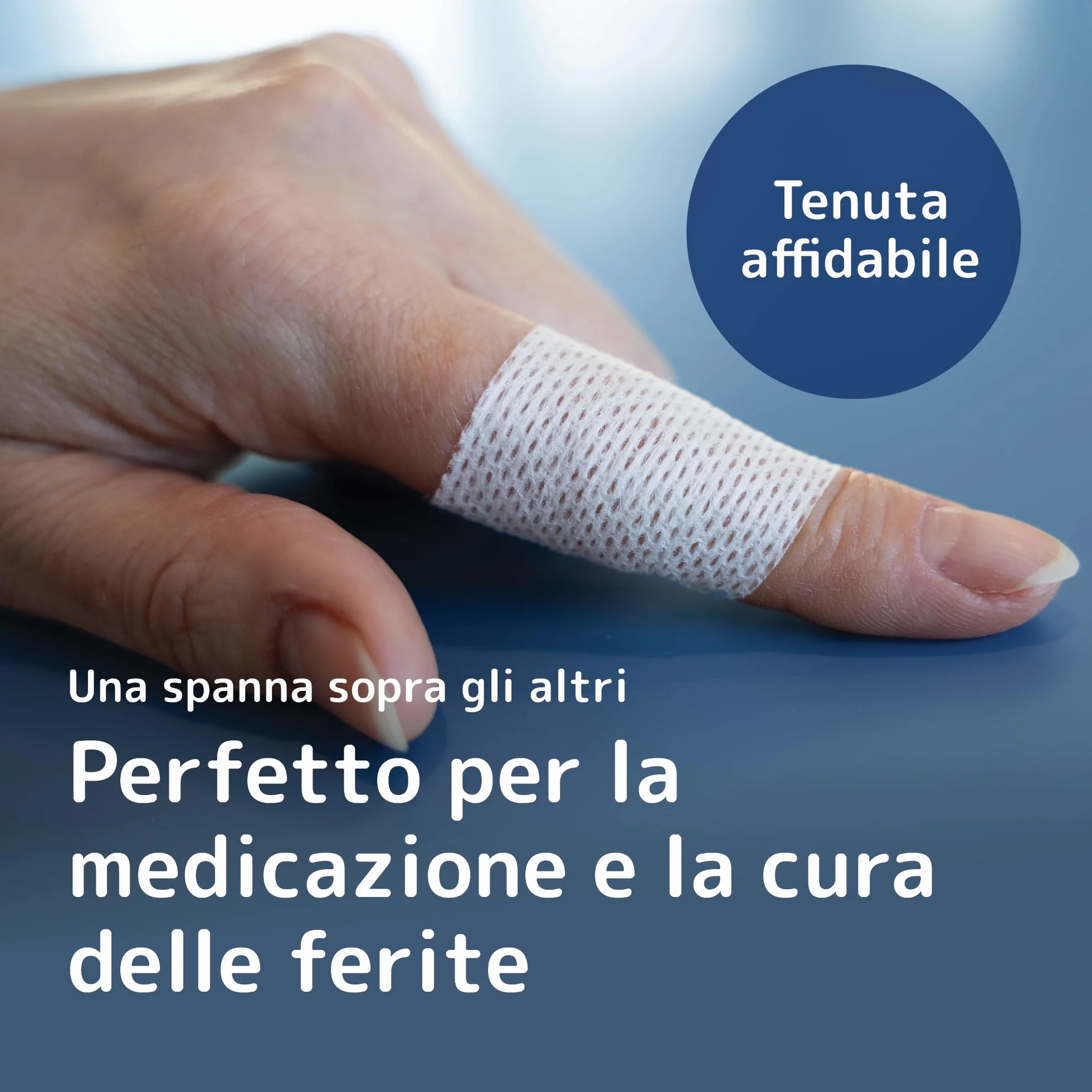 ABENA Nastro Adesivo Medico Elastico non Tessuto Ipoallergenico 10 cm x 10 m