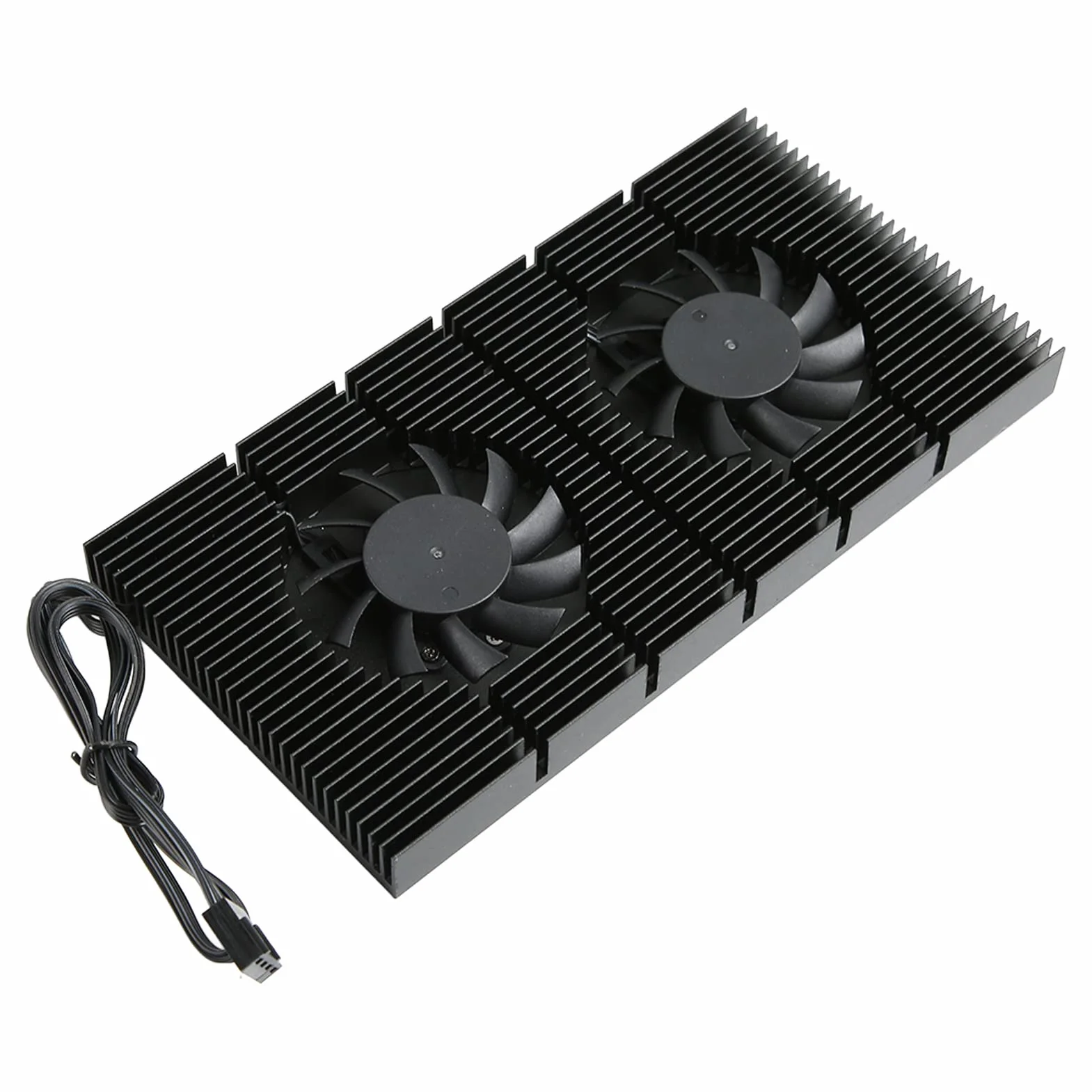 Dispositivo di Raffreddamento della Piastra Posteriore Facile Installazione Raffreddatore della Piastra Posteriore della GPU Dual Fan Dissipatore di Calore Veloce Lavorazione CNC
