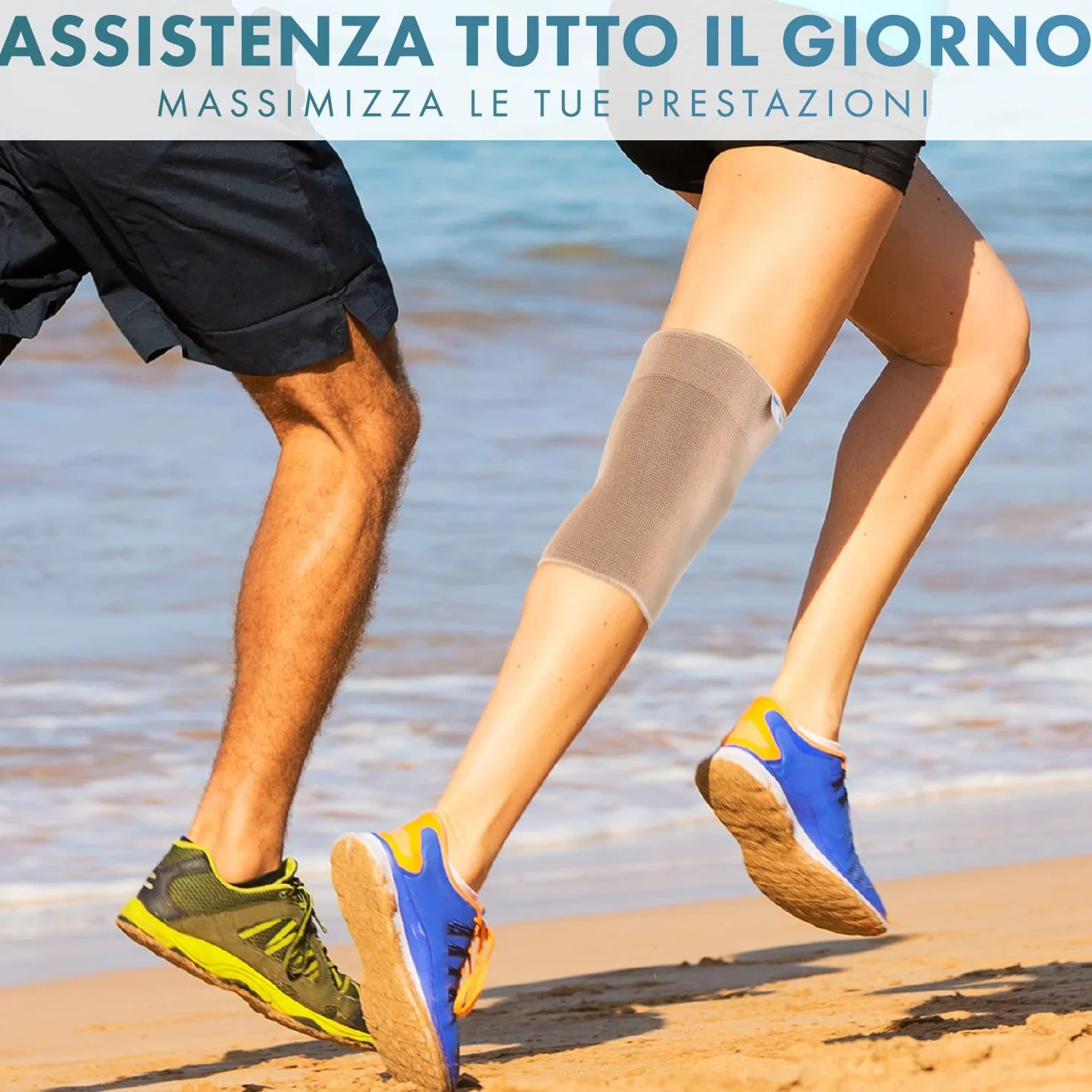 Actesso Ginocchiera Ortopedica Elasticizzata Supporto Ginocchio per Dolori Articolari