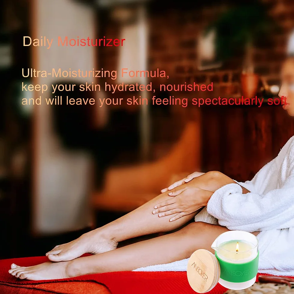 Candele Da Massaggio Idratanti Nutrienti Vaniglia 200g per SPA