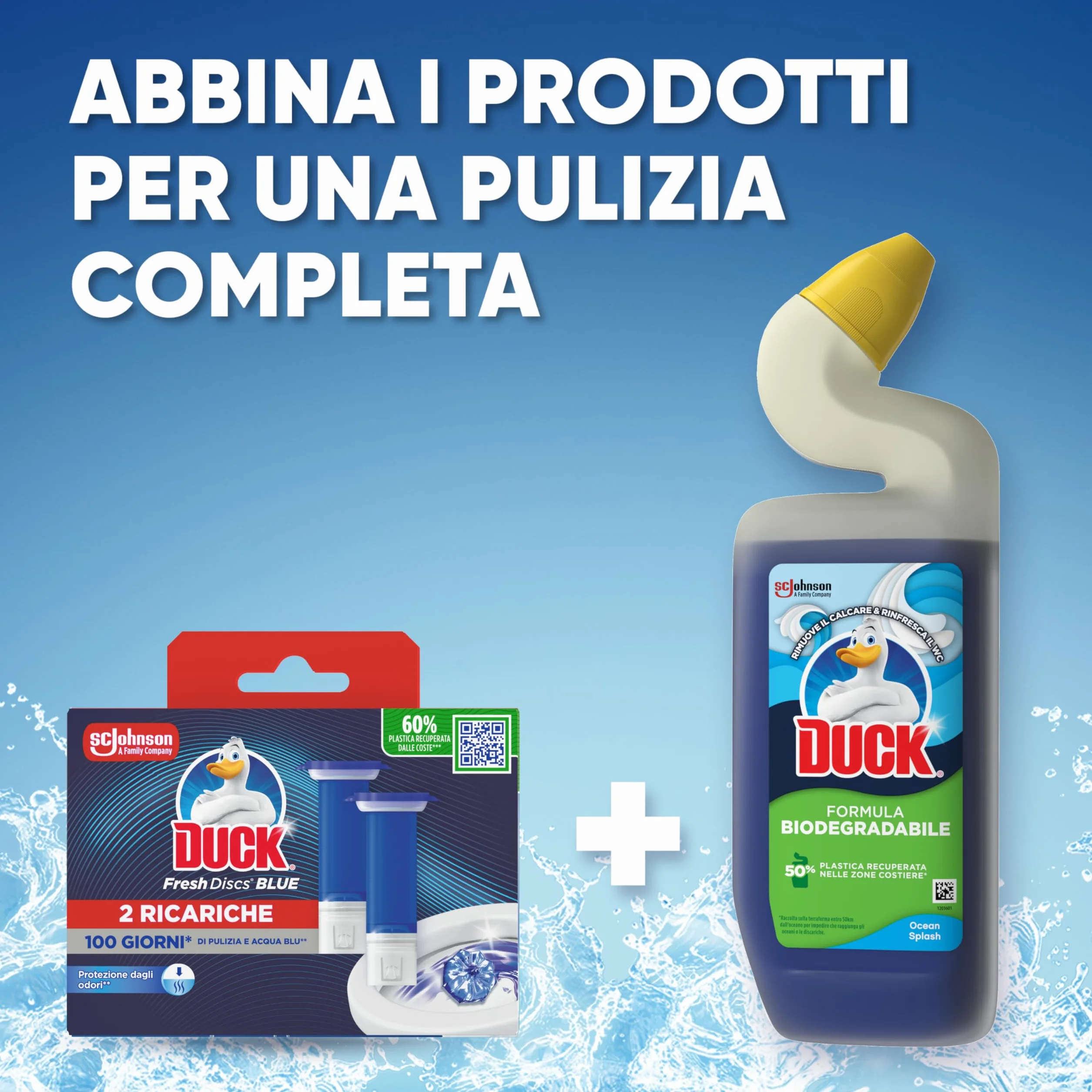 Duck Fresh Discs 36 Dischi Gel Igienizzanti WC Ricariche 6 Formato Scorta