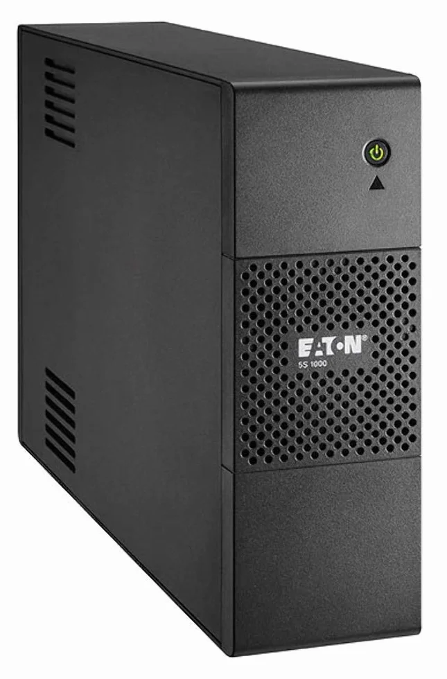 Eaton SAI 5S 1500I UPS - Gruppo di Continuità - 1500VA (8 prese Schuko, Regolazione della Tensione (AVR), Protezione della linea Ethernet/Internet/telefono) - Nero (5S1500I)
