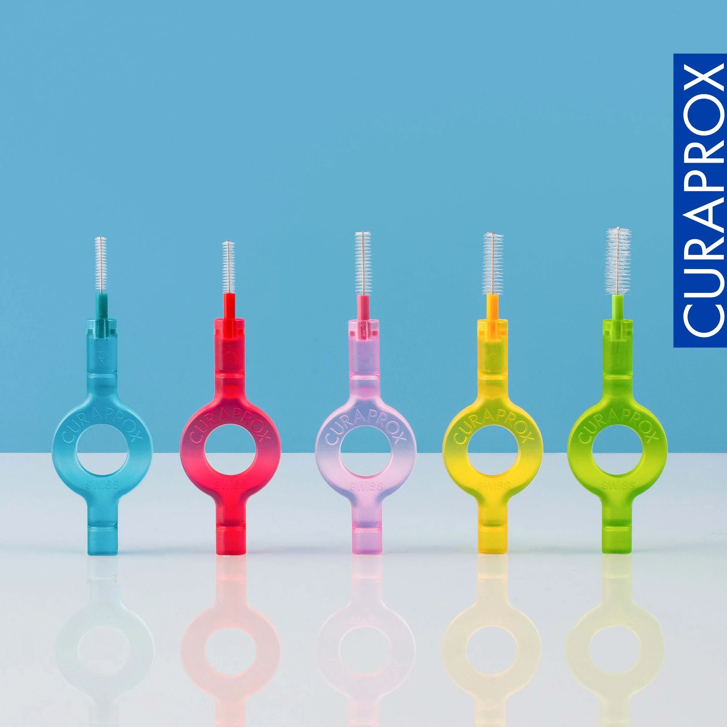 Curaprox CPS 011 Prime-ISO Ricariche Spazzolino Interdentale Dimensione 3 Verde 8-Pack