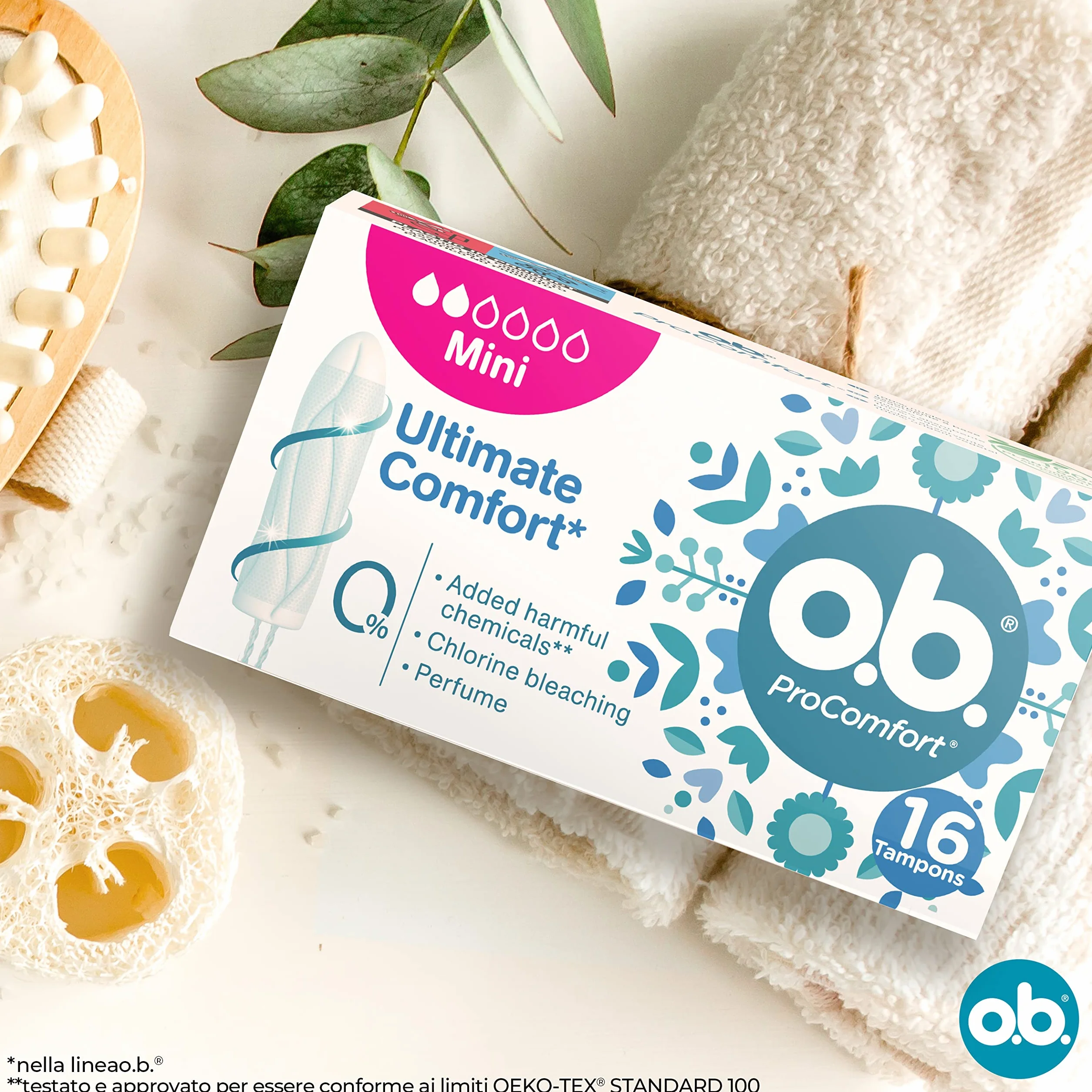 o.b. ProComfort Mini Assorbenti Interni Tamponi 16 sztuk