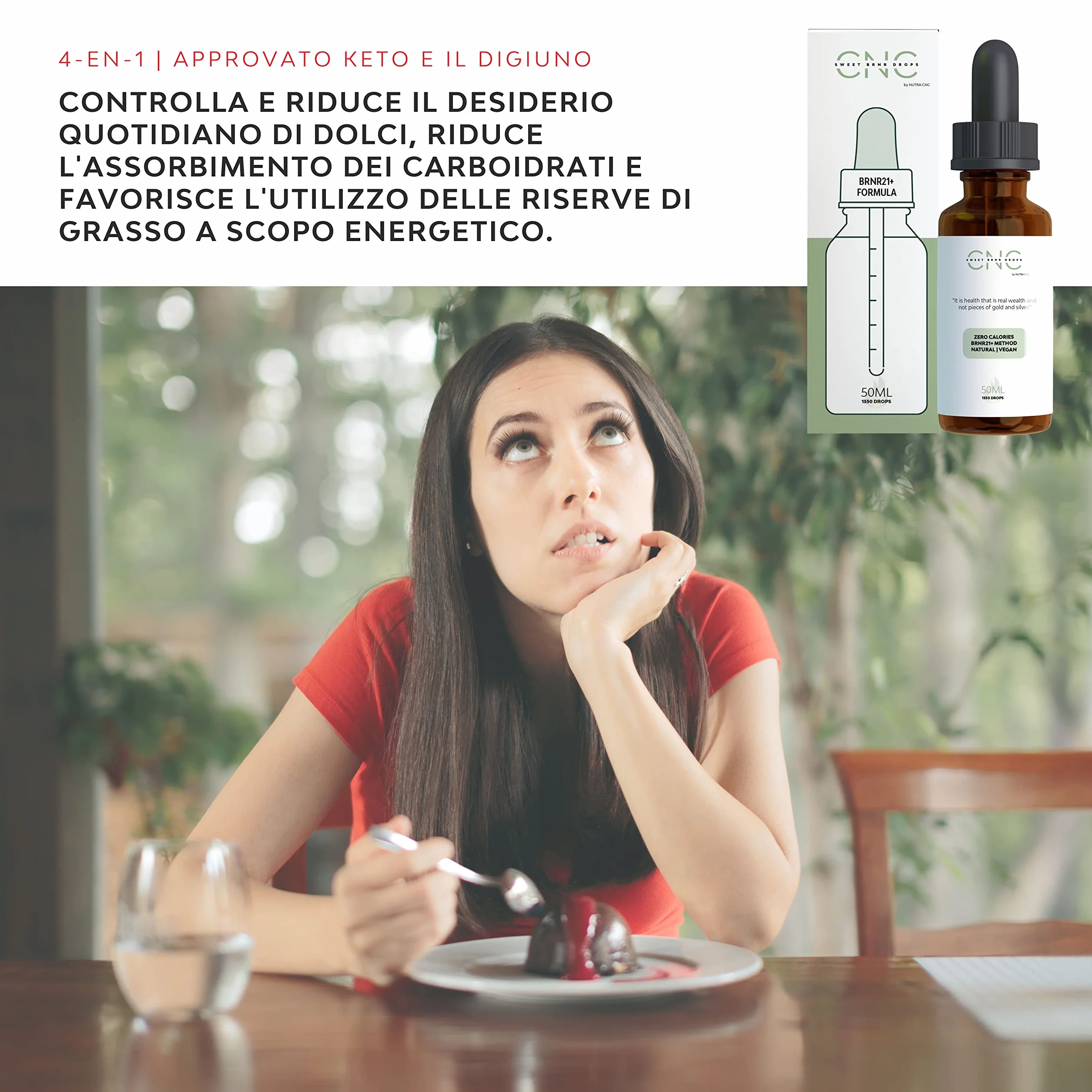 BRNR21+ Brucia Grassi Blocca Carboidrati Zuccheri 0 Calorie