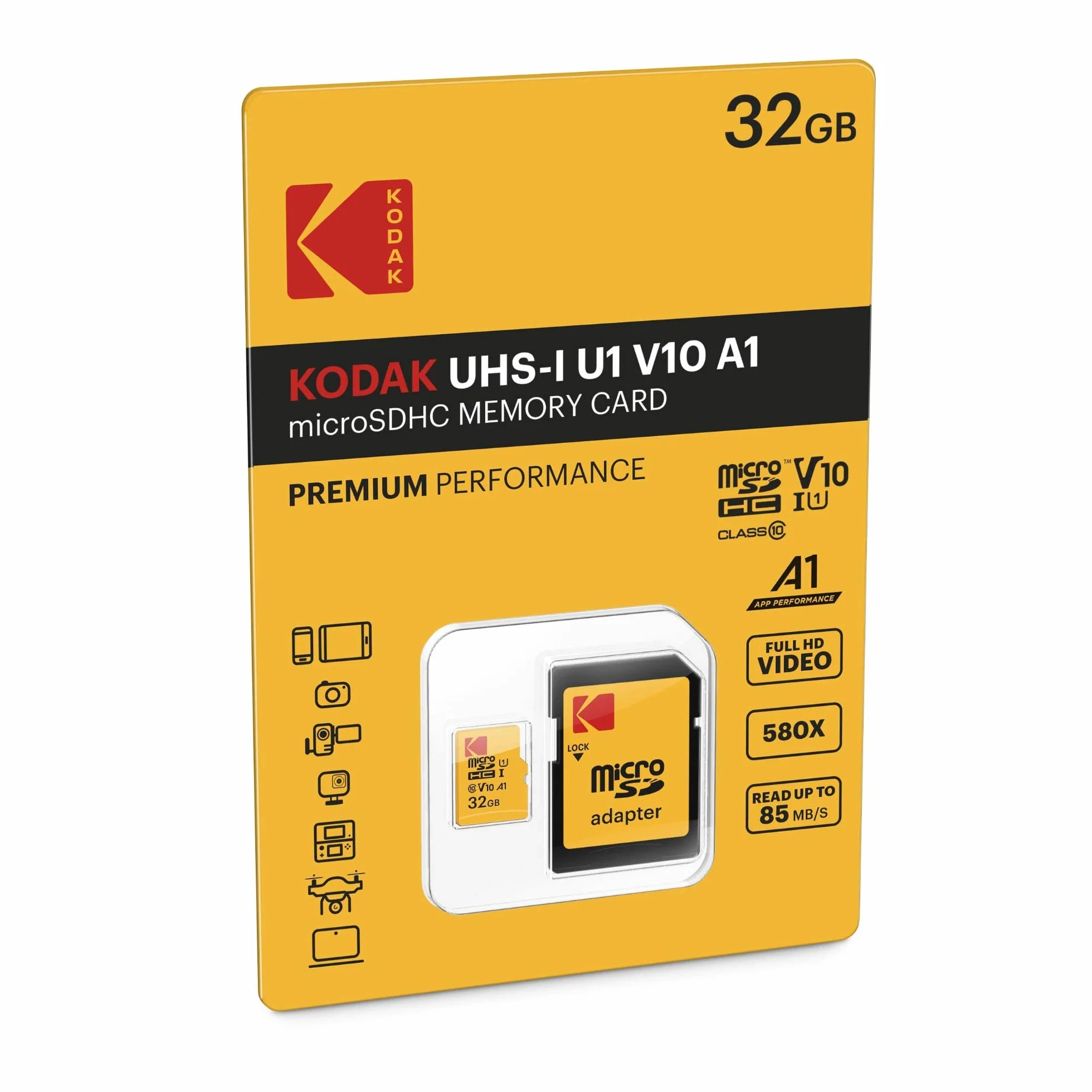 Kodak 1554127 Micro SD, 32GB