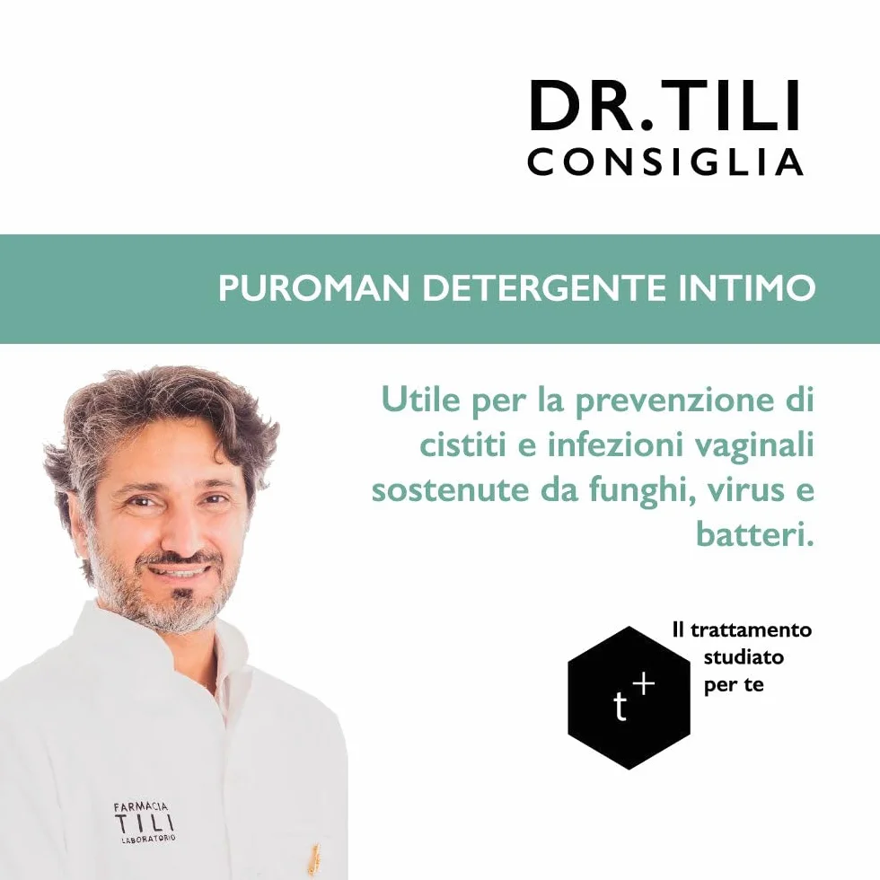 Dr.Tili Puroman Detergente intimo D-mannosio 200ml