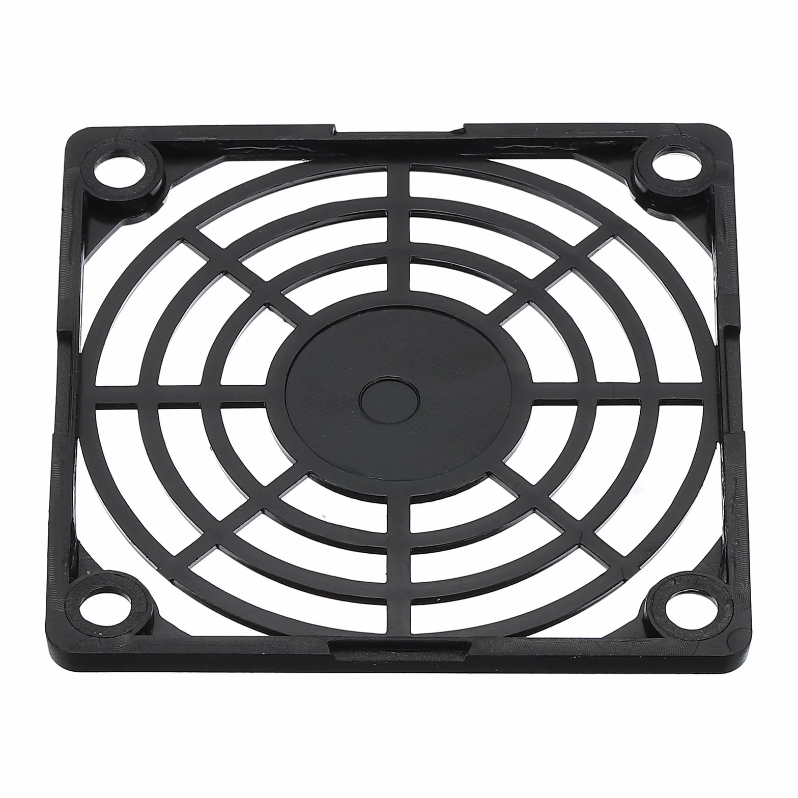 PATIKIL 60mm Ventola Filtro, 4pz ABS Plastica Ventilatore Griglia Protezione Protezione per Ventola Protezione Copertina Fai-da-Te, Nera