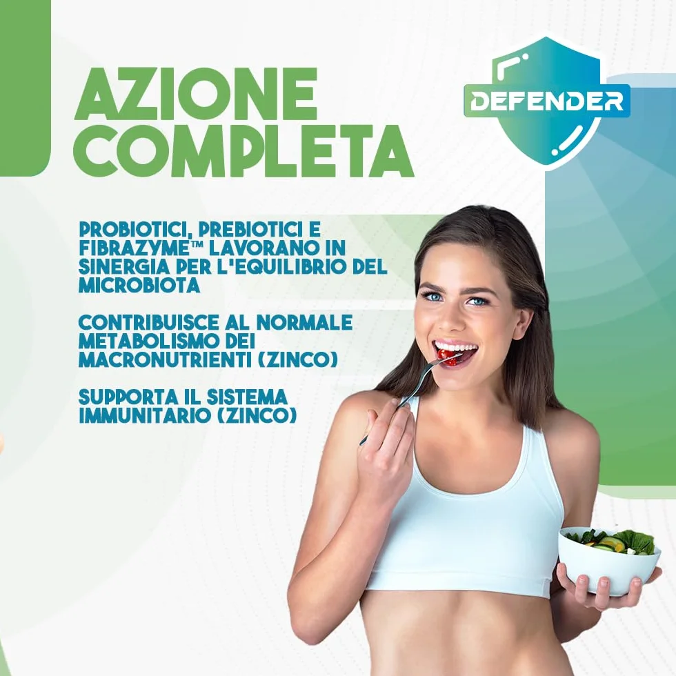 T-Rex Integ Probiotici 30 Capsule 25 MLD 30 Ceppi Inulina FOS Zinco Enzimi Digestivi Fermenti Lattici