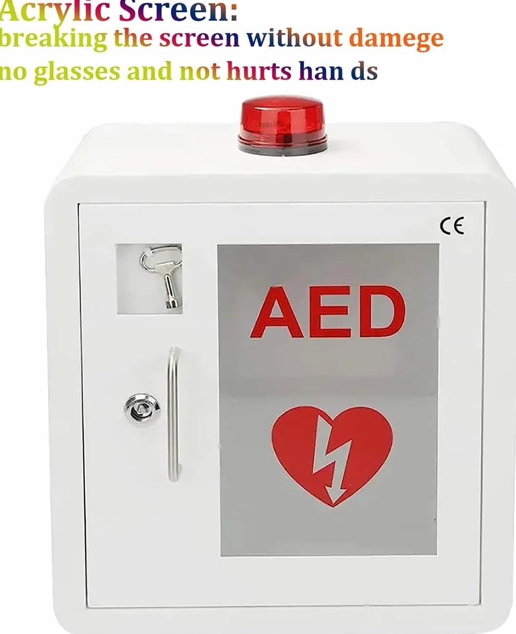 Armadietto di Stoccaggio per Defibrillatore DAE a Parete