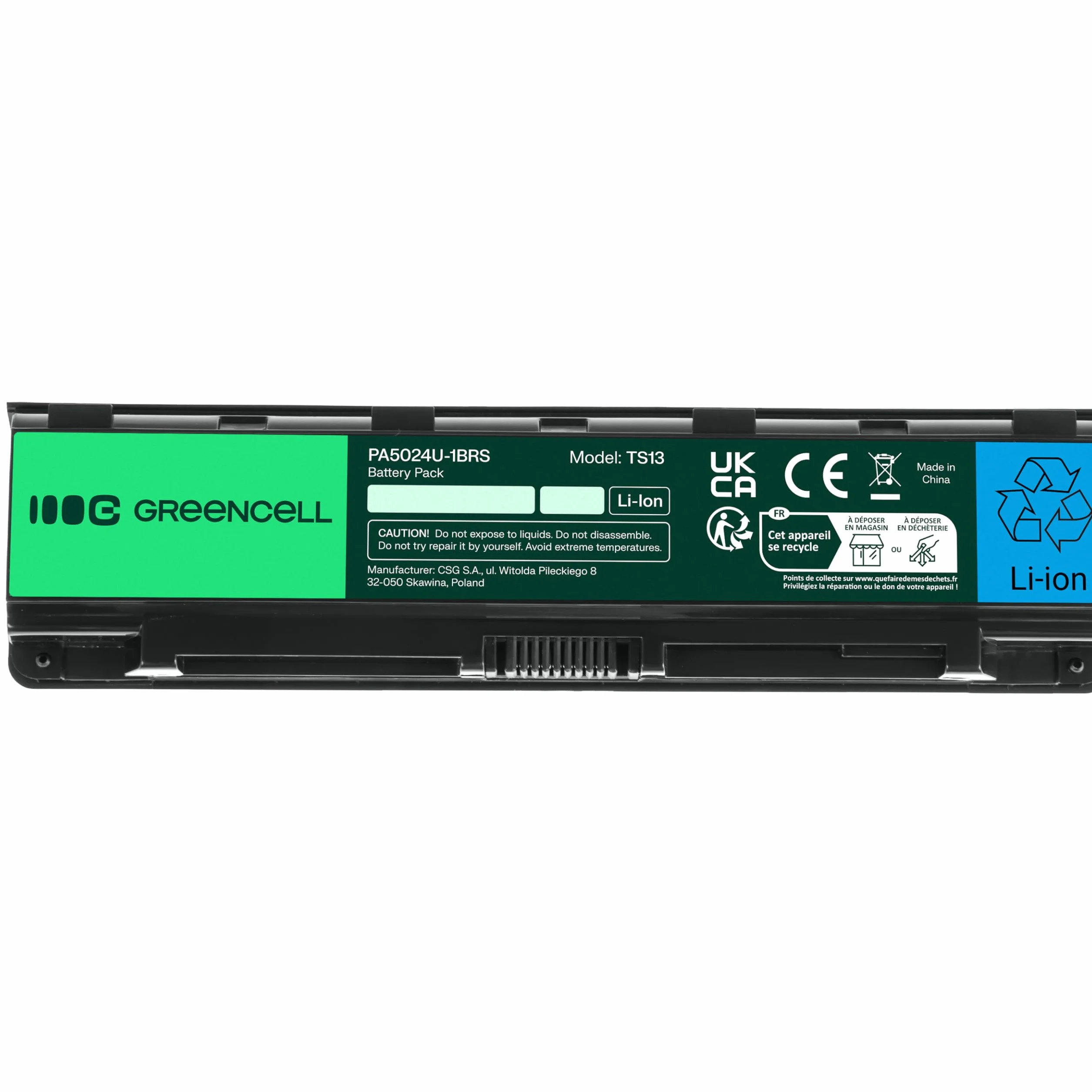 Green Cell Batteria Toshiba PA5024U-1BRS PABAS259 PABAS260 per Portatile Toshiba Satellite C850 C850D C855 C870 L850 L870 C855D C875 L850D L875 P875 C850-12R C850-178 C855-128 C855-12J