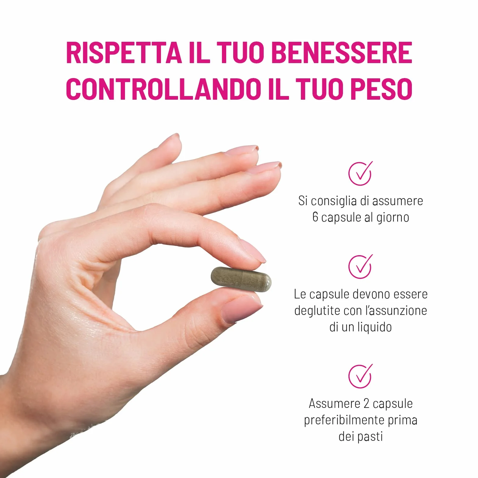 Equilibra Integratore Perdita di Peso con Fibra di Konjac e Fucus, 3 Pezzi da 60 Capsule