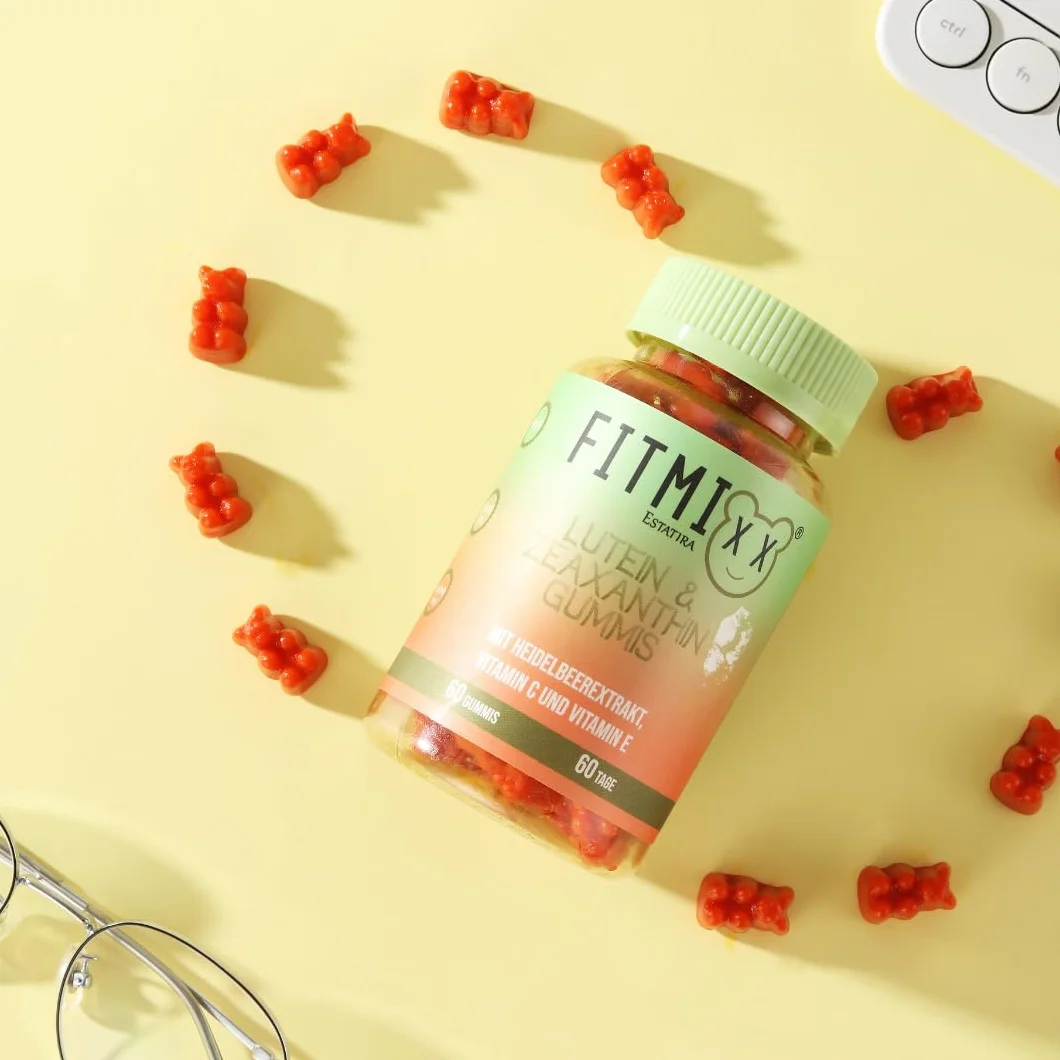 Vitamine oculari Orsi gommosi 60 luteina zeaxantina beta carotene vitamina C alto dosaggio vegani senza lattosio zuccheri