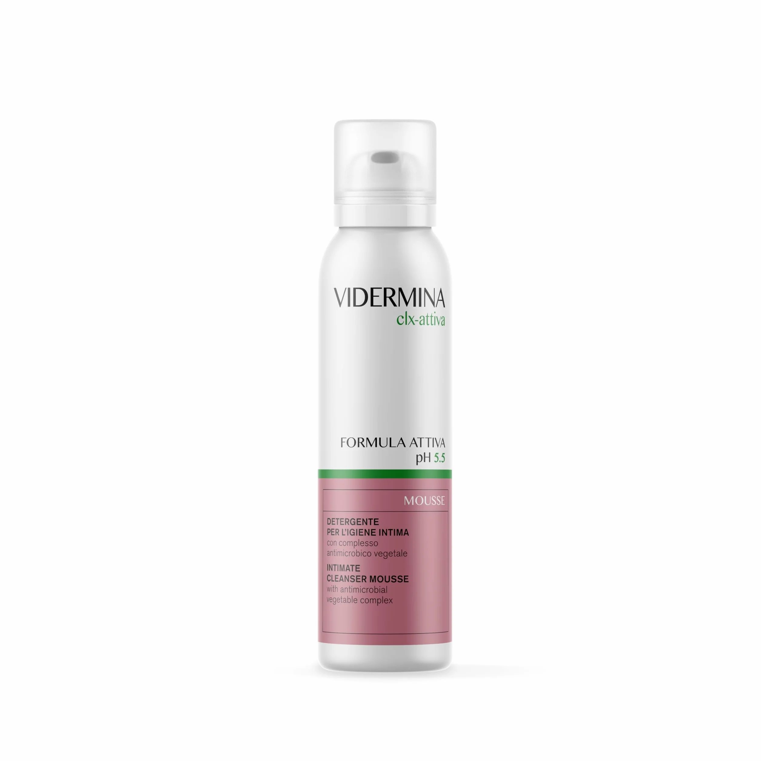 Vidermina Clx-attiva Mousse Intima pH 5.5 150 ml Igienizzante Protettiva