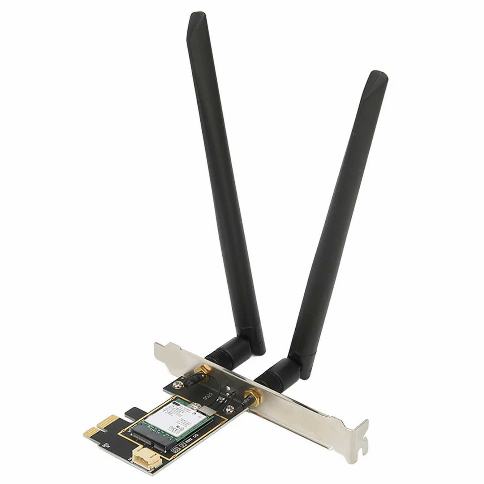 Bewinner Scheda di Rete WiFi AX210NGW, Bluetooth 5.2, 2.4GHz 5GHz 6GHz Schede di Rete Wireless per PC Desktop Adattatore WiFi PCIe