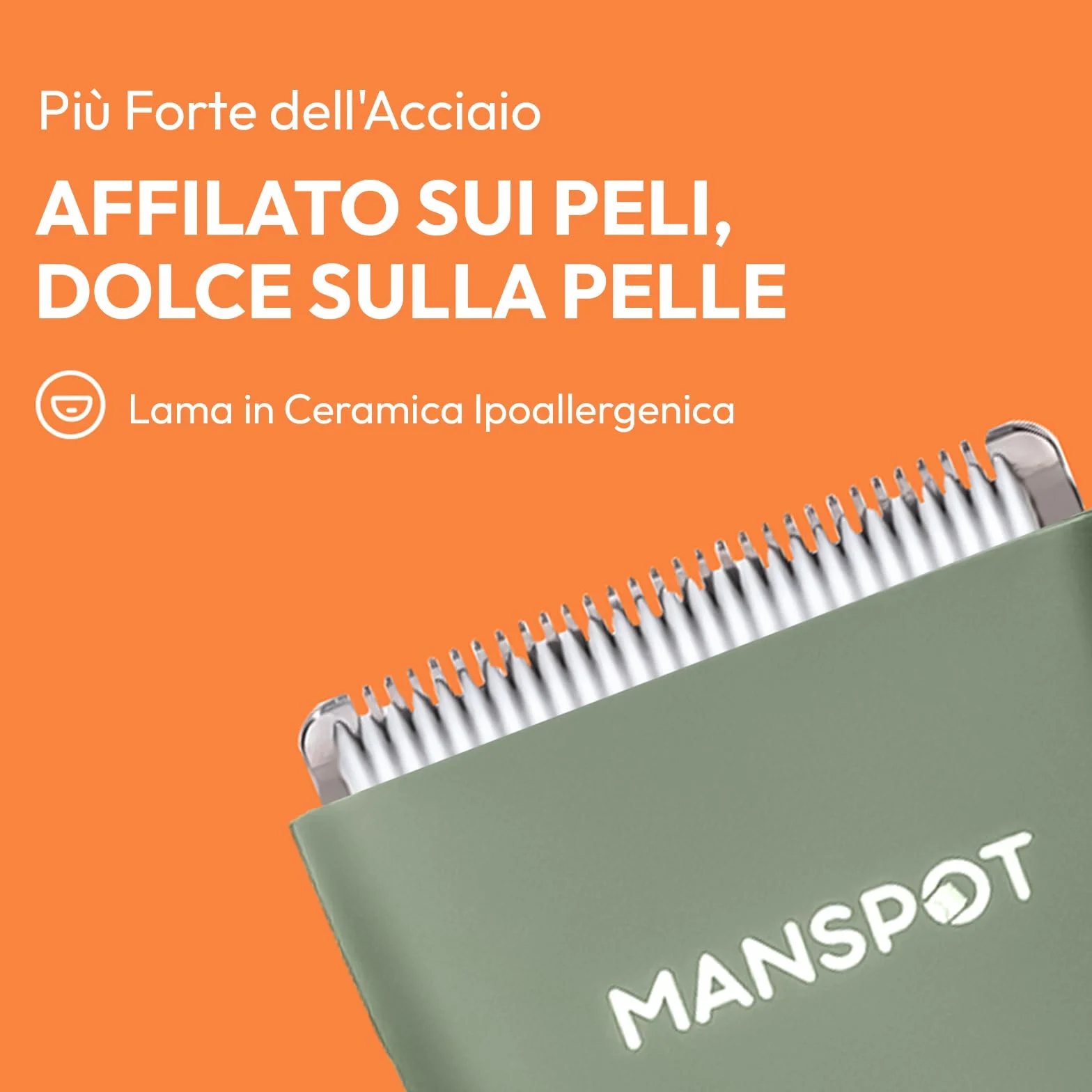 MANSPOT Rasoio Elettrico Corpo Uomo Impermeabile IPX9 Depilatore Uomo