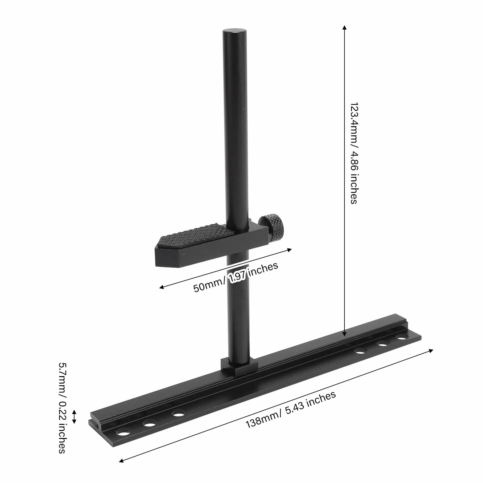 ASHATA Supporto GPU per Scheda Grafica - Supporto Regolabile per Scheda Video, Supporto per GPU in Lega di Alluminio, Ventola da 9 cm, 12 cm, 14 cm, per Case ITX MATX ATX (Nero)