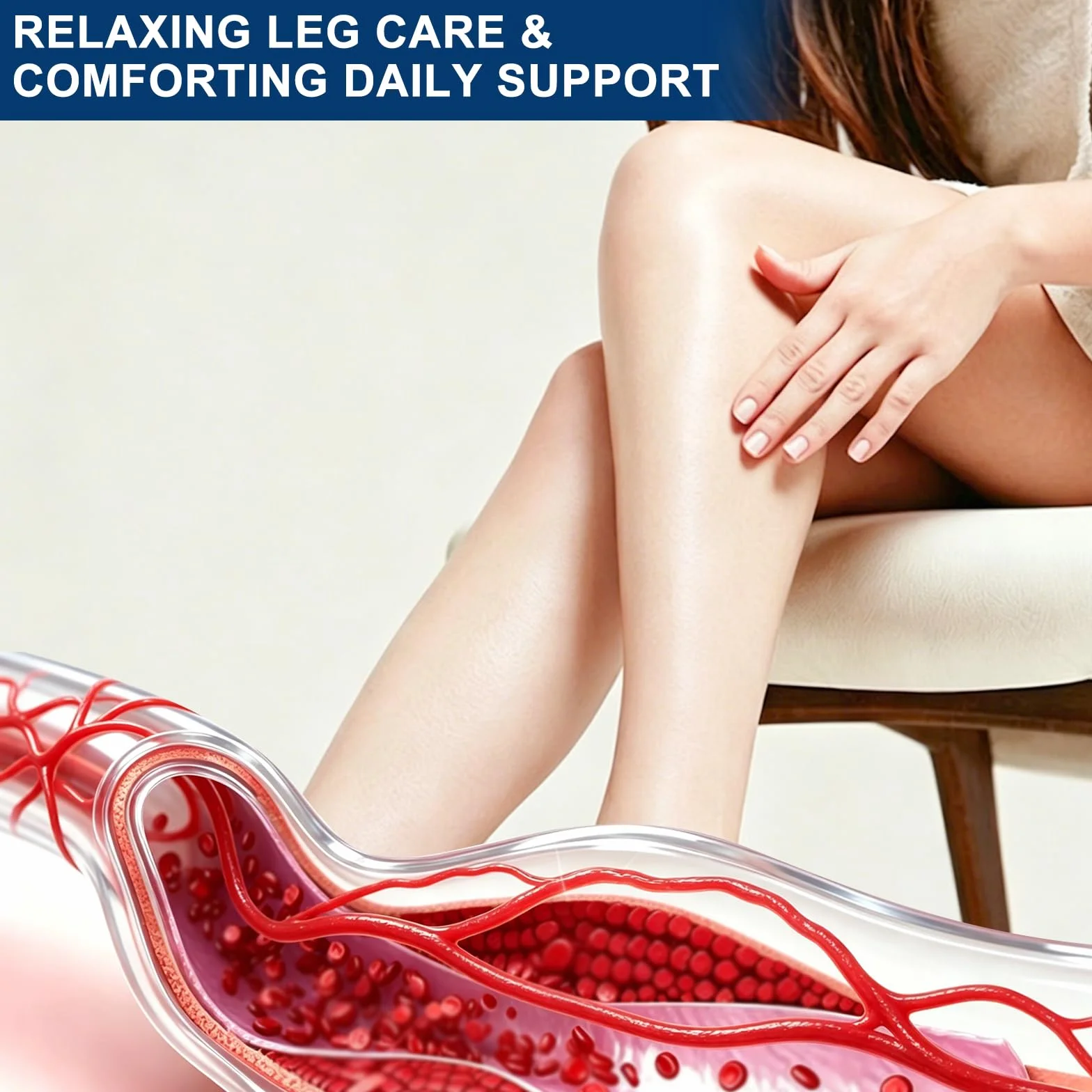 Cerotti per Gambe Stanche 8 Pezzi, Patch a Micro-aghi per Cura e Comfort delle Gambe
