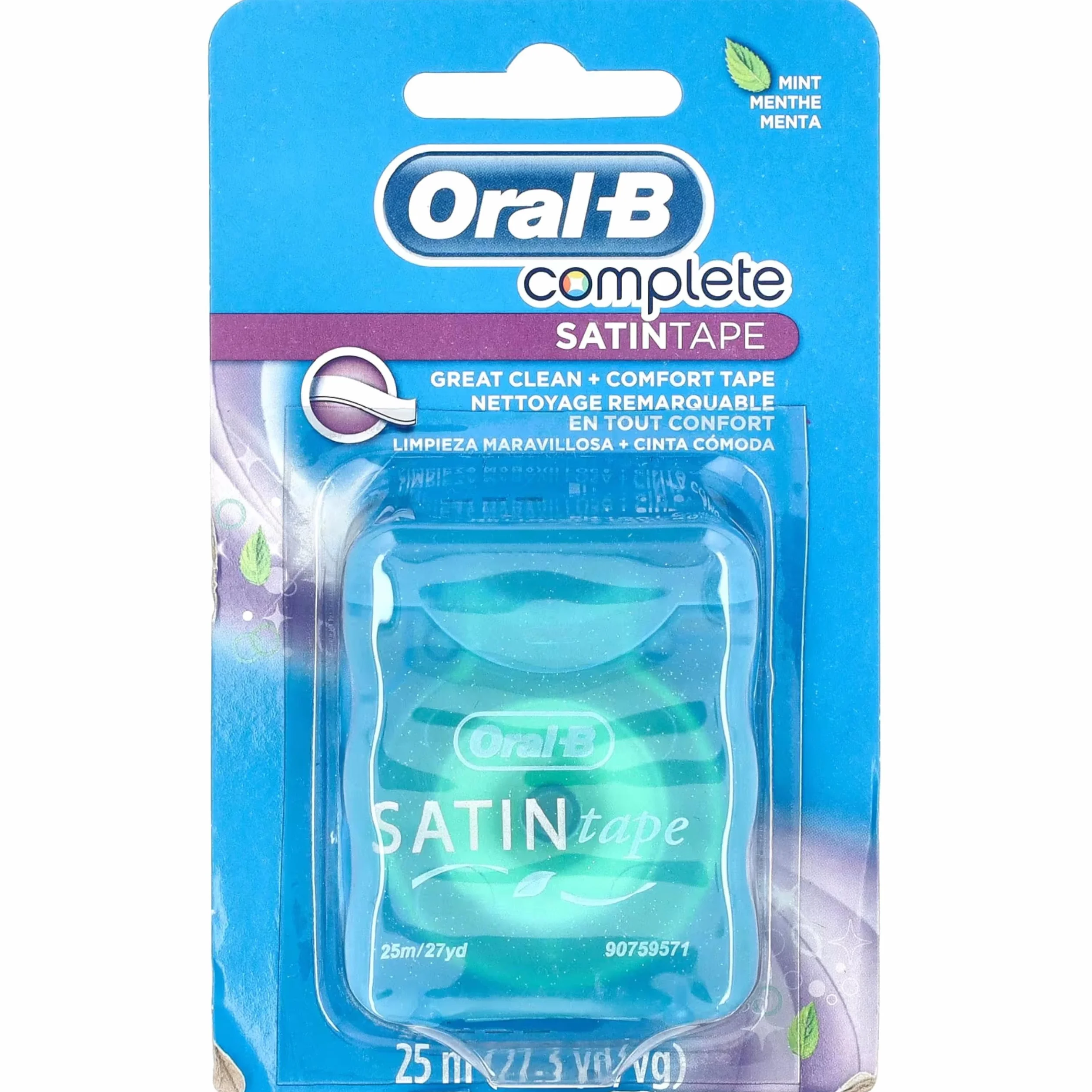 Oral-B Filo Interdentale Satin Tape Menta 25 m 6 Unità
