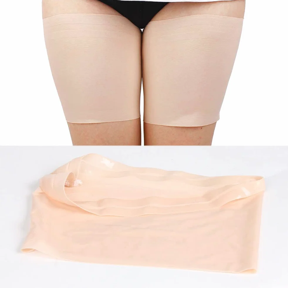 Fascia Elastica Antisfregamento per Cosce con Silicone Antiscivolo, Carnagione