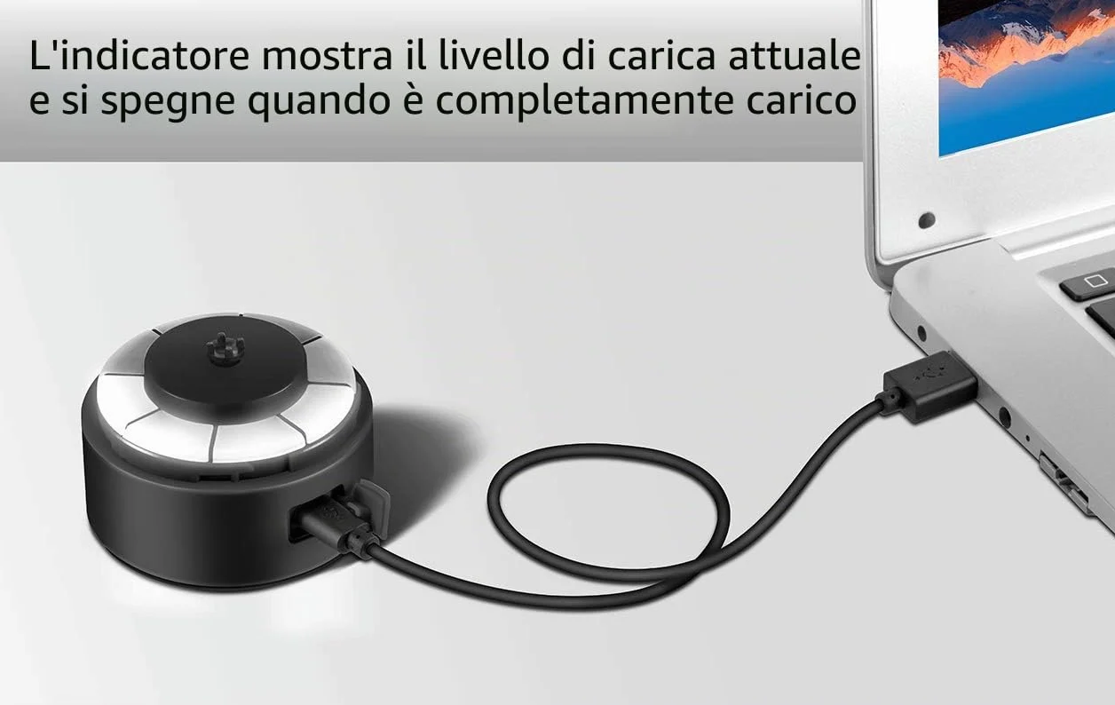 VOLTRX Shaker Elettrico per Proteine Tritan Senza BPA 700ml Vortex Portatile USB Ricaricabile Nero