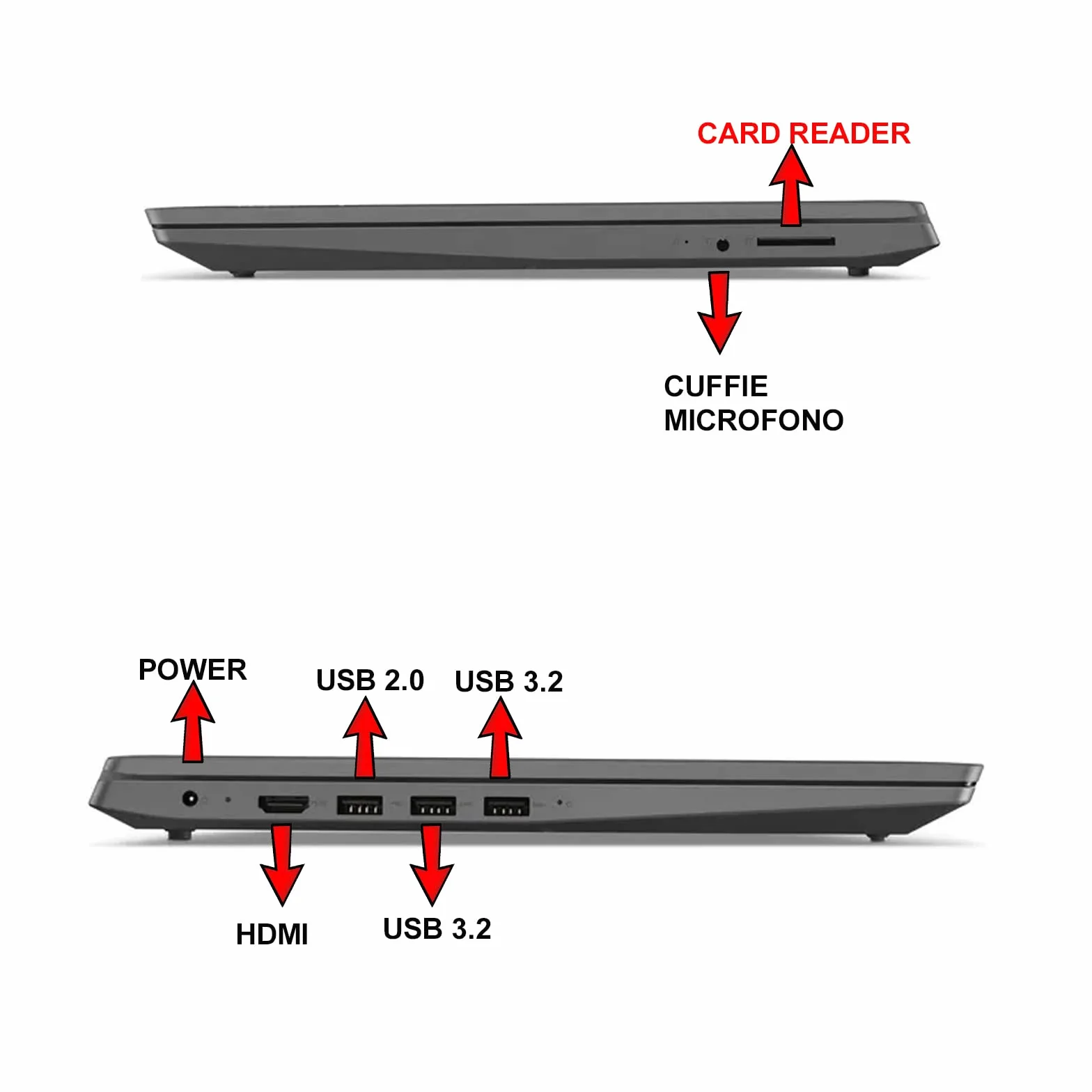 Lenovo Notebook Portatile N4500 Display Fino a 2,8GHz 15.6" Fhd,Ssd M.2 256Gb,Ram 4Gb Ddr4,Hdmi,Bluetooth,Usb3.0,Windows 11Pro