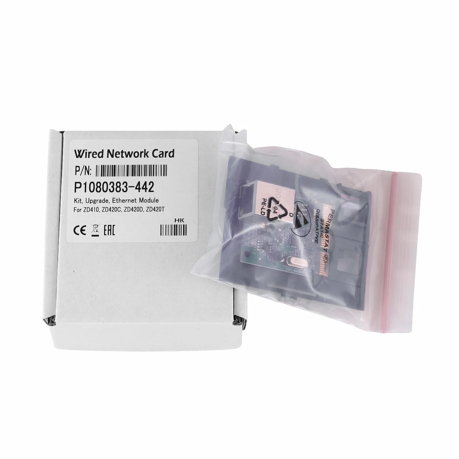 P1080383-442 ZD420 Kit Aggiornamento Modulo Ethernet per Zebra ZD420D ZD420T ZD420C Label Printer ZD410 Scheda di rete cablata