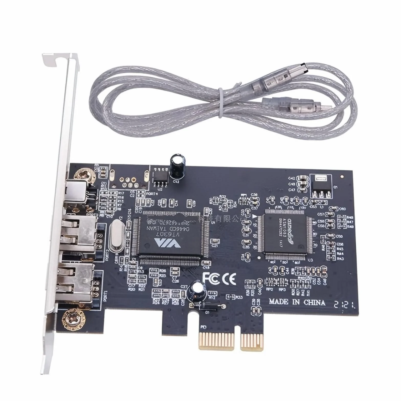 Scheda di espansione PCI Firewire IEEE 1394 PCI Express Controller Scheda PCIe Firewire Adattatore per PC desktop