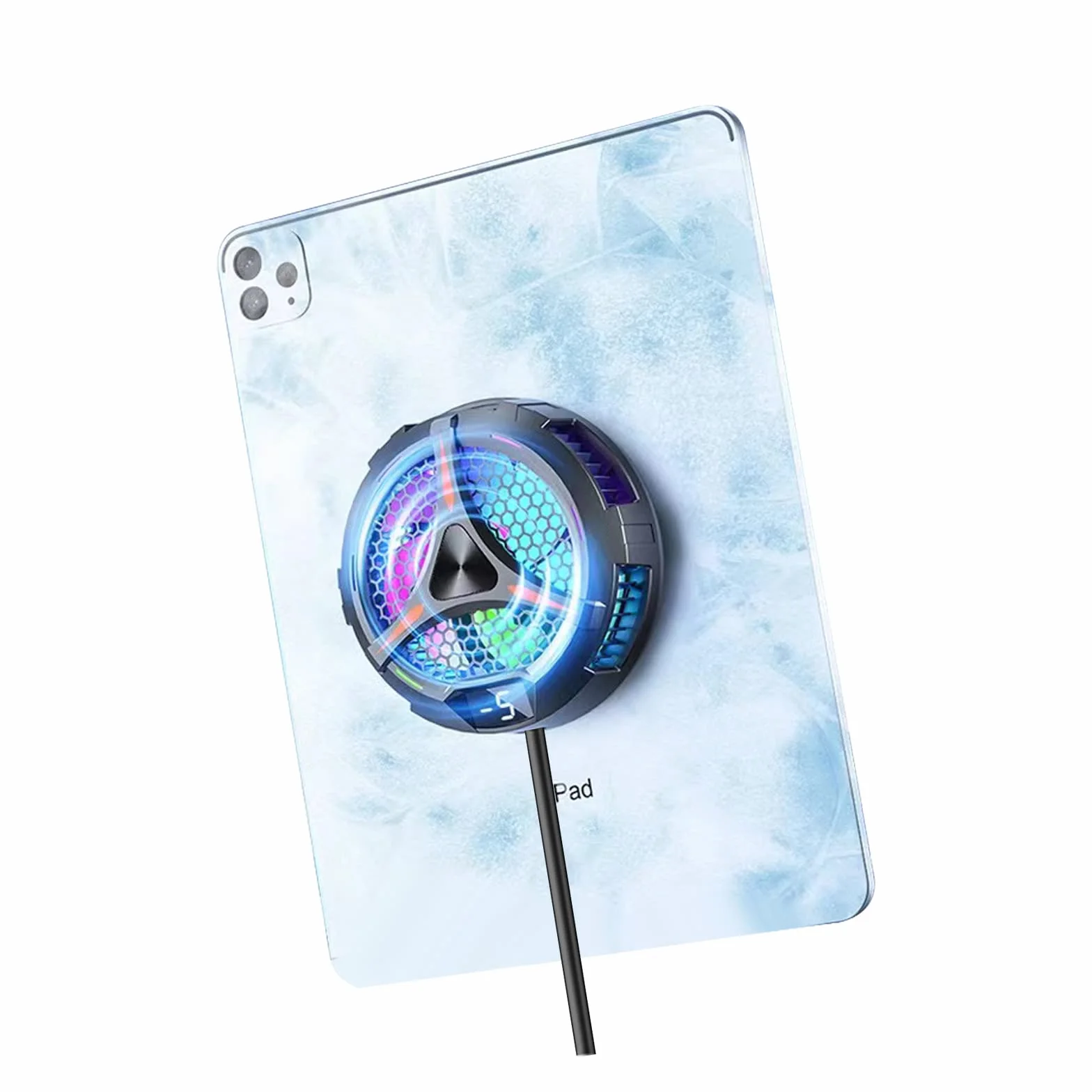 Ventola di raffreddamento per iPad iPhone con radiatore temperatura 20W 9,9 cm