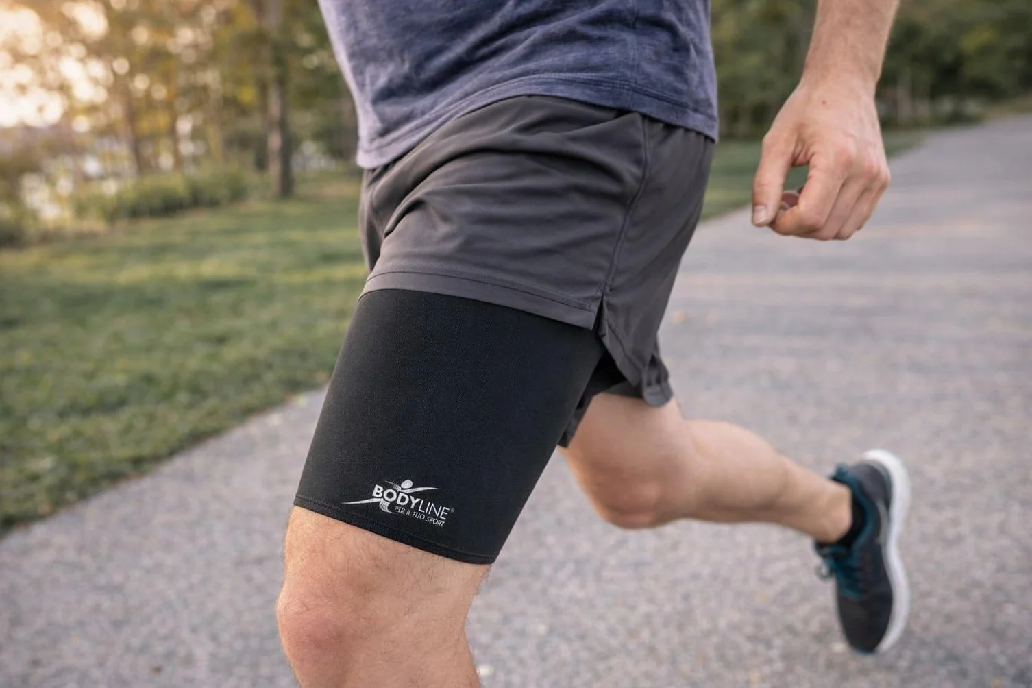Bodyline Fascia Elastica Compressione Neoprene per Supporto Muscolare Sport