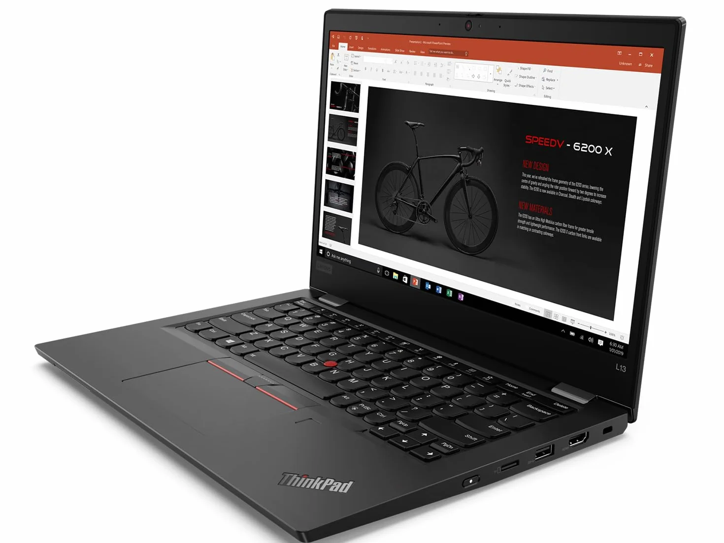 Lenovo Thinkpad L13 Gen 1 Business Laptop, 13,3 pollici FHD, Intel Core i5-10310, 16 GB RAM, SSD da 256 GB, tastiera AZERTY, Windows 11 Pro (ricondizionato)