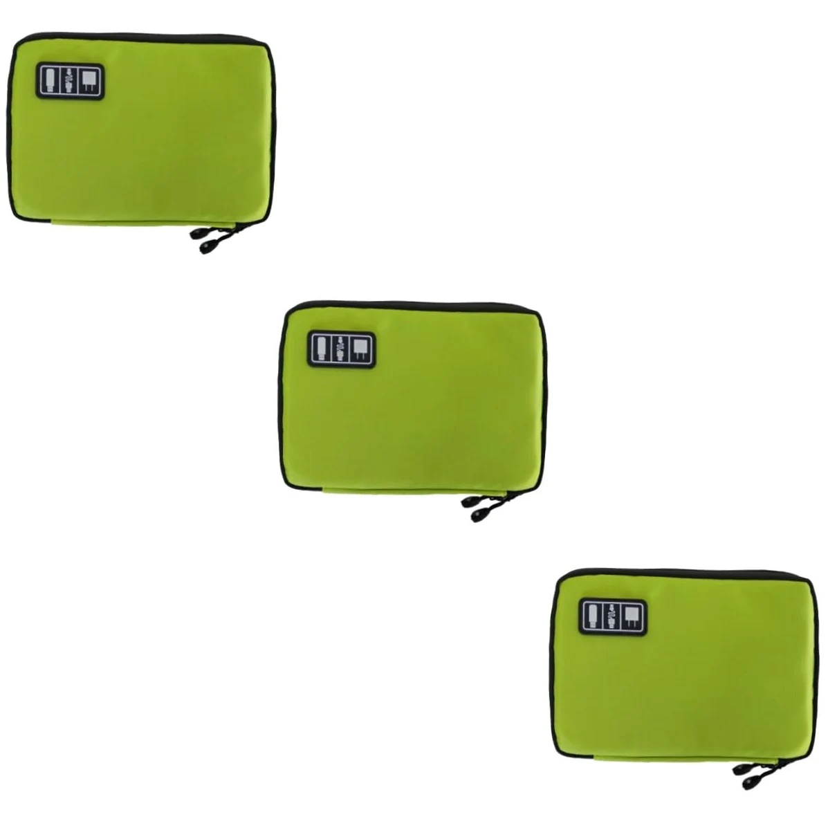 jojofuny 3pezzi Organizer Per Usb e Accessori Elettronici Custodia Per Caricabatterie e Dispositivi