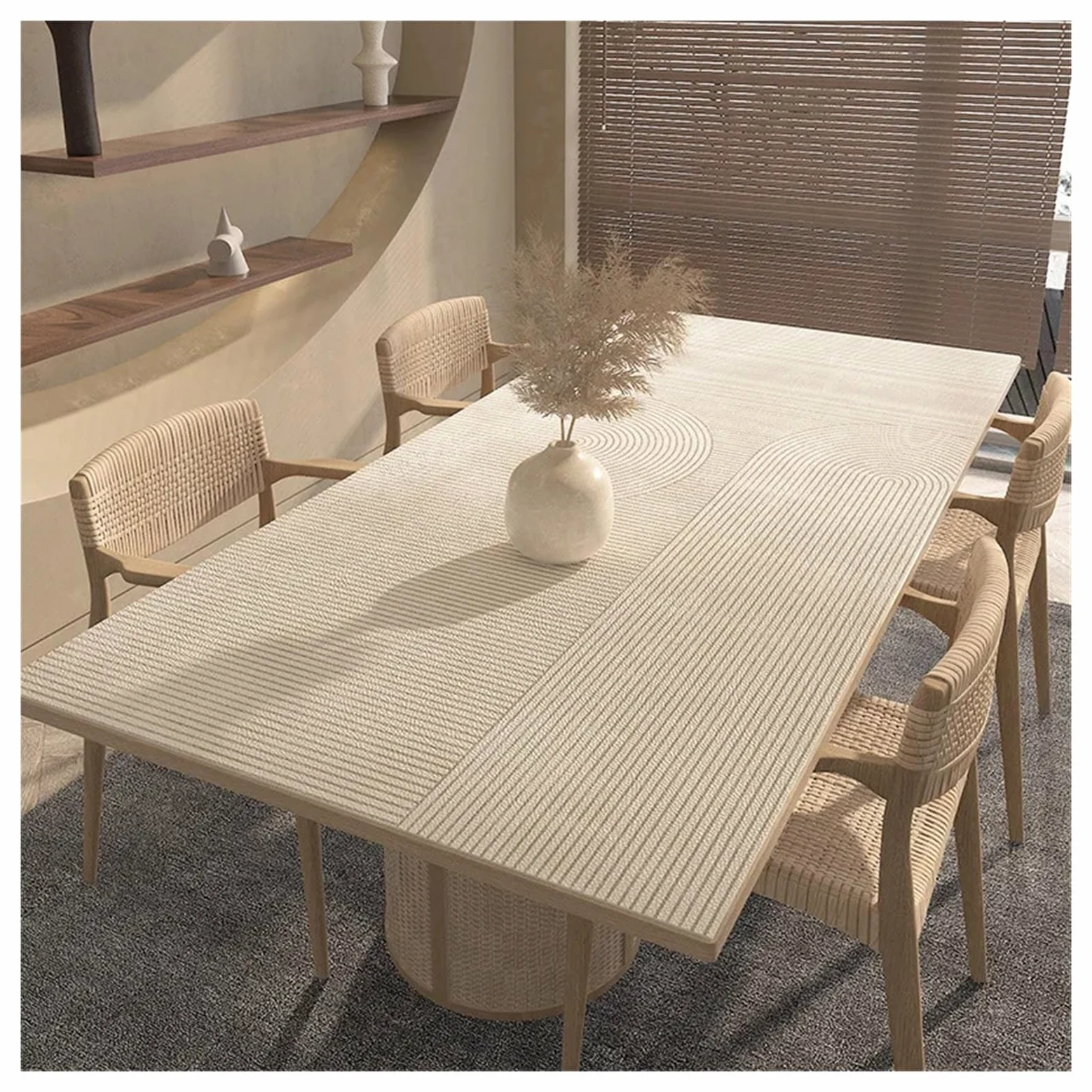 Tappetino da scrivania in pelle Tovaglia in pelle vintage, impermeabile, termoisolante, facile da pulire, decorazione for la casa(Color 13,70 * 120cm)