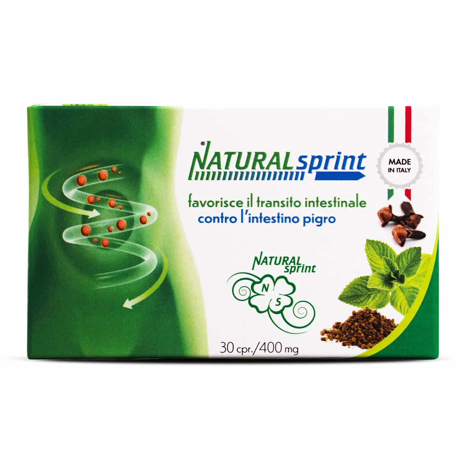NATURAL SPRINT Transito Intestinale Lassativo Naturale Stitichezza 30 Compresse