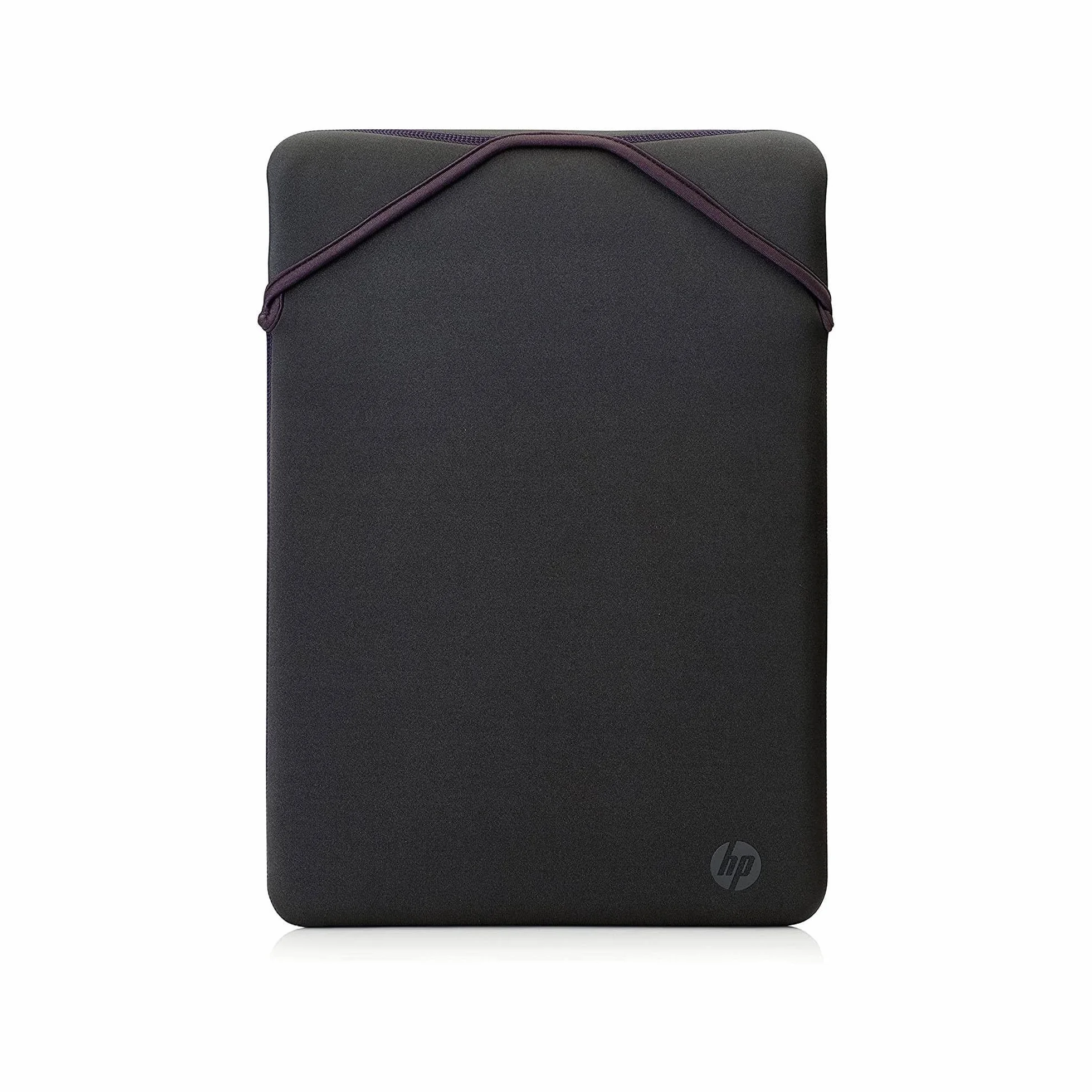 HP Custodia Protettiva Reversibile per Laptop Portatili fino a 15,6 Pollici, Profilo Sottile e Senza Cerniera, Tessuto in Neoprene Disinfettabile e Lavabile in Lavatrice, Colore Grigio/Malva