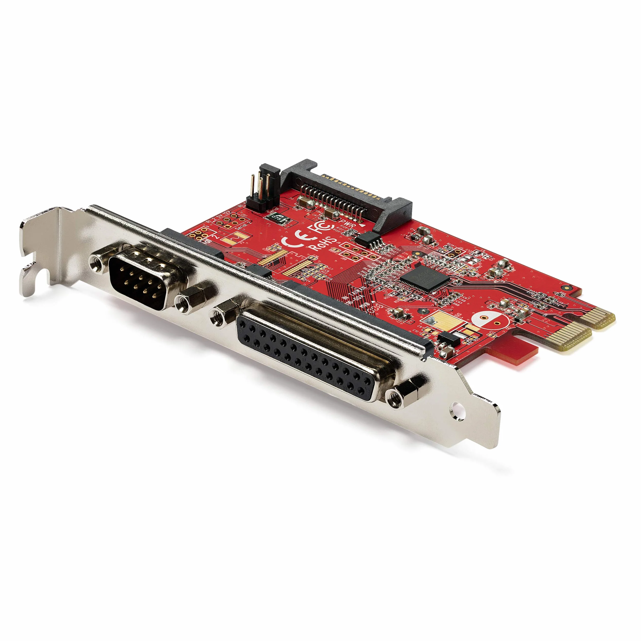 StarTech.com Scheda PCIe con porta parallela DB9 e porta seriale RS232, Scheda di espansione/controller PCI Express Combo (PEX1S1P950)