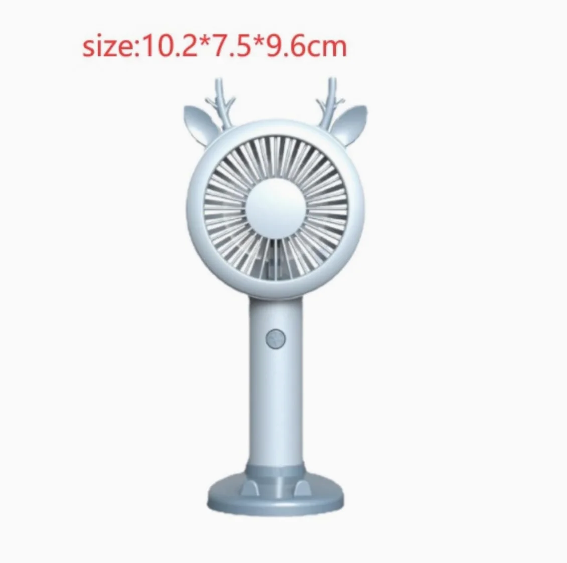 Ventilatore per Esterni Interni Ufficio Ventilatore Portatile da Scrivania con Luce Notturna Ventola di Raffreddamento USB A 3 velocità per La Casa(Pink)