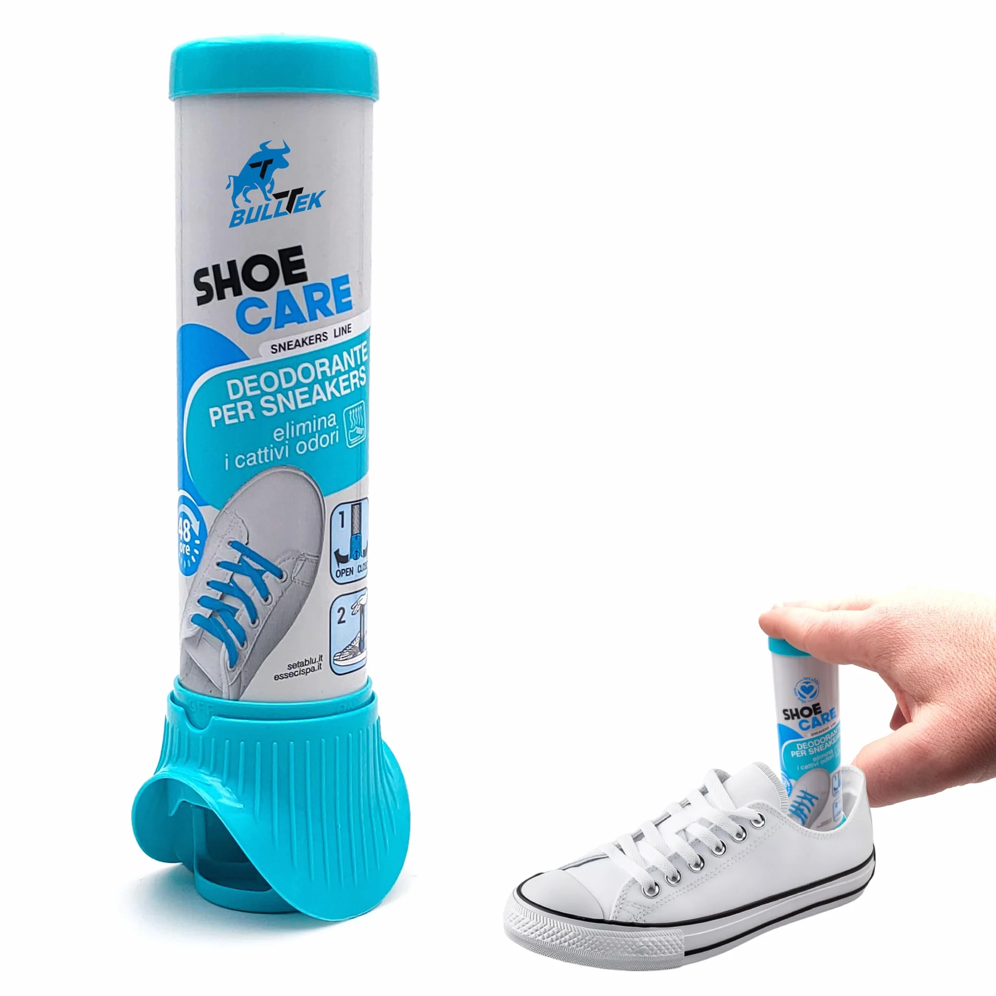 Spray Deodorante per Sneakers 100 ml - Elimina Cattivi Odori e Igienizza, Profumazione Fresca