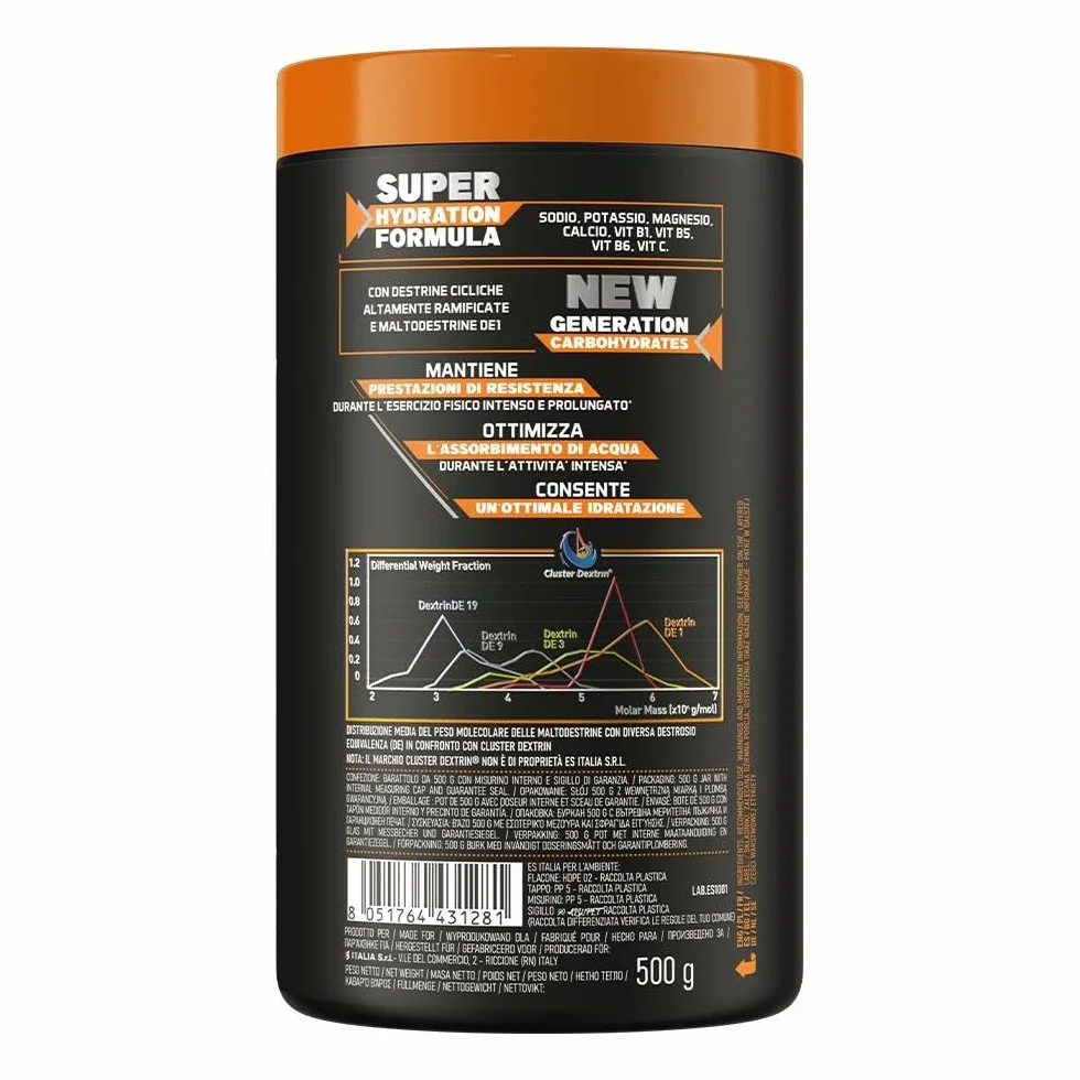 EthicSport SUPER HYDRO Integratore idrosalino energetico 500 g Limone