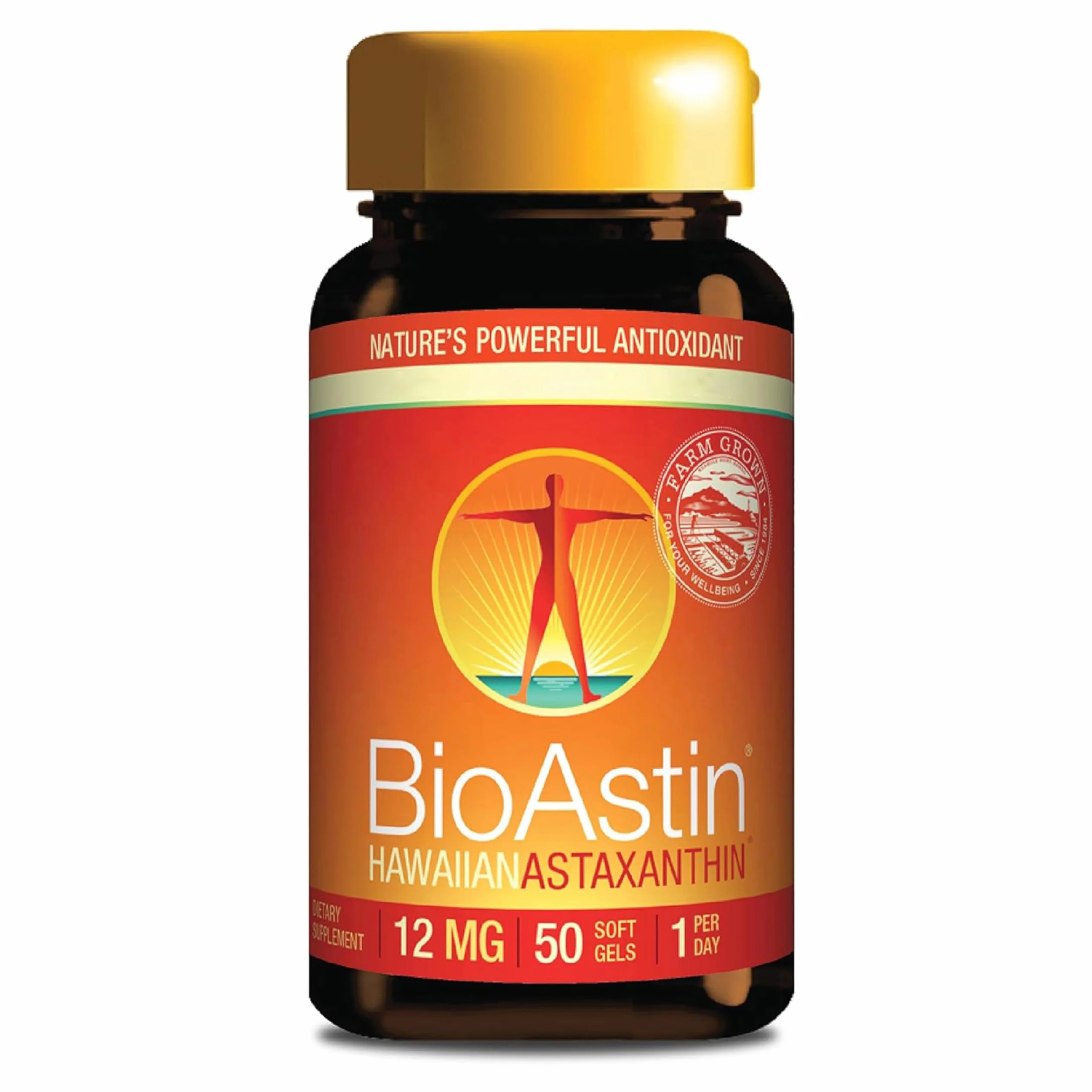 Nutrex Hawaii BioAstin Hawaiian Astaxanthin 12 mg 50 Capsule morbide Vitamina E non OGM