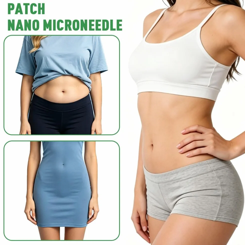 Moringa Cerotti Dimagranti 10 IN 1 Patch Nano Microneedle Bruciano Grassi Stimolano Metabolismo