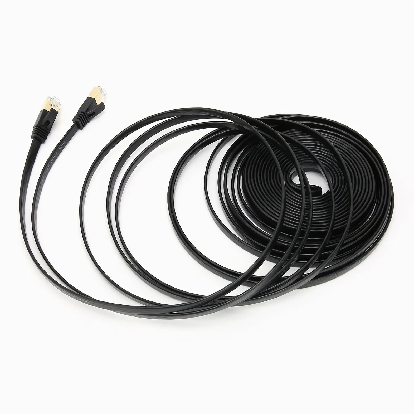 ViaGasaFamido Cavo Ethernet CAT7, Cavo LAN Ad Alta velocità da 10 Gbps per Carichi Pesanti, Connettore RJ45 Placcato Oro da 600 Mhz per Giochi su Router (#8)
