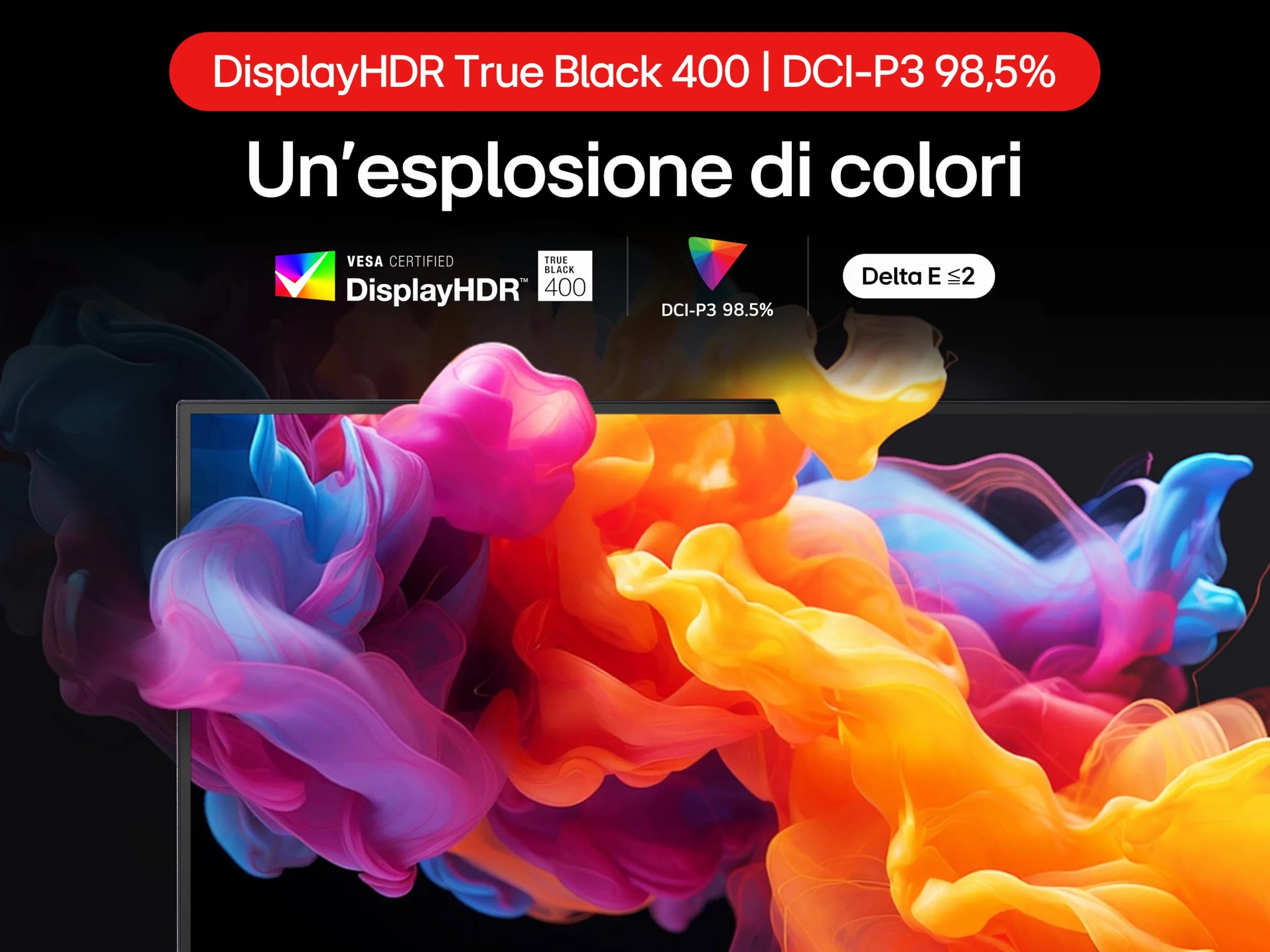 LG UltraGear OLED 27GX704A Monitor Gaming 27" QHD (2560x1440), 240Hz, 0,03ms (GtG), OLED, G-Sync, FreeSync Premium Pro, VRR, HDR 400 True Black, HDMI 2.1, DisplayPort, Hub USB, AUX, Nero