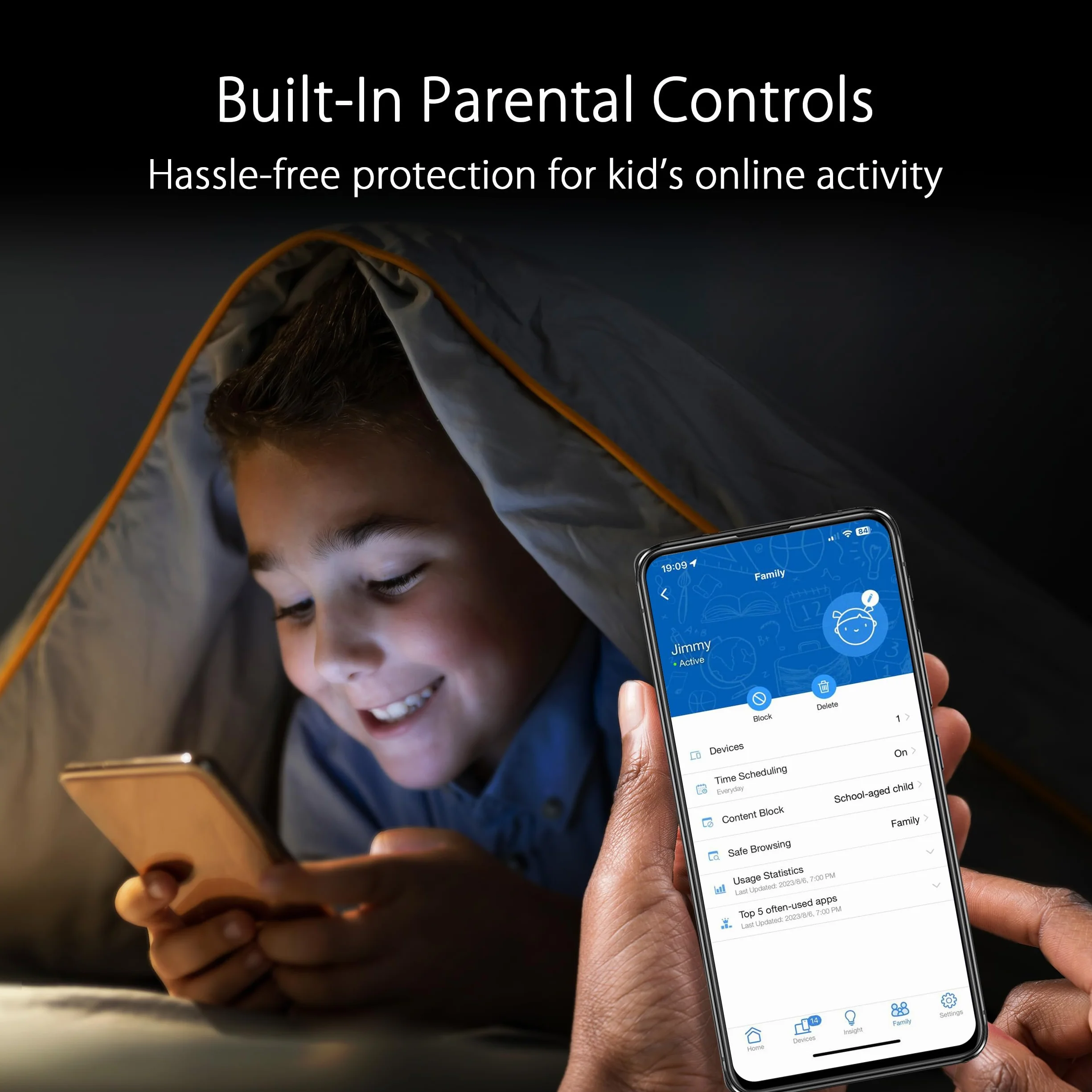 ASUS ZenWiFi XD4 Plus - Per Modem Operatore e ONT, Sistema Mesh WiFi 6 AX1800, fino a 445 m², AiMesh, AiProtection, Parental control, Router App, 3 Pezzi, Bianco
