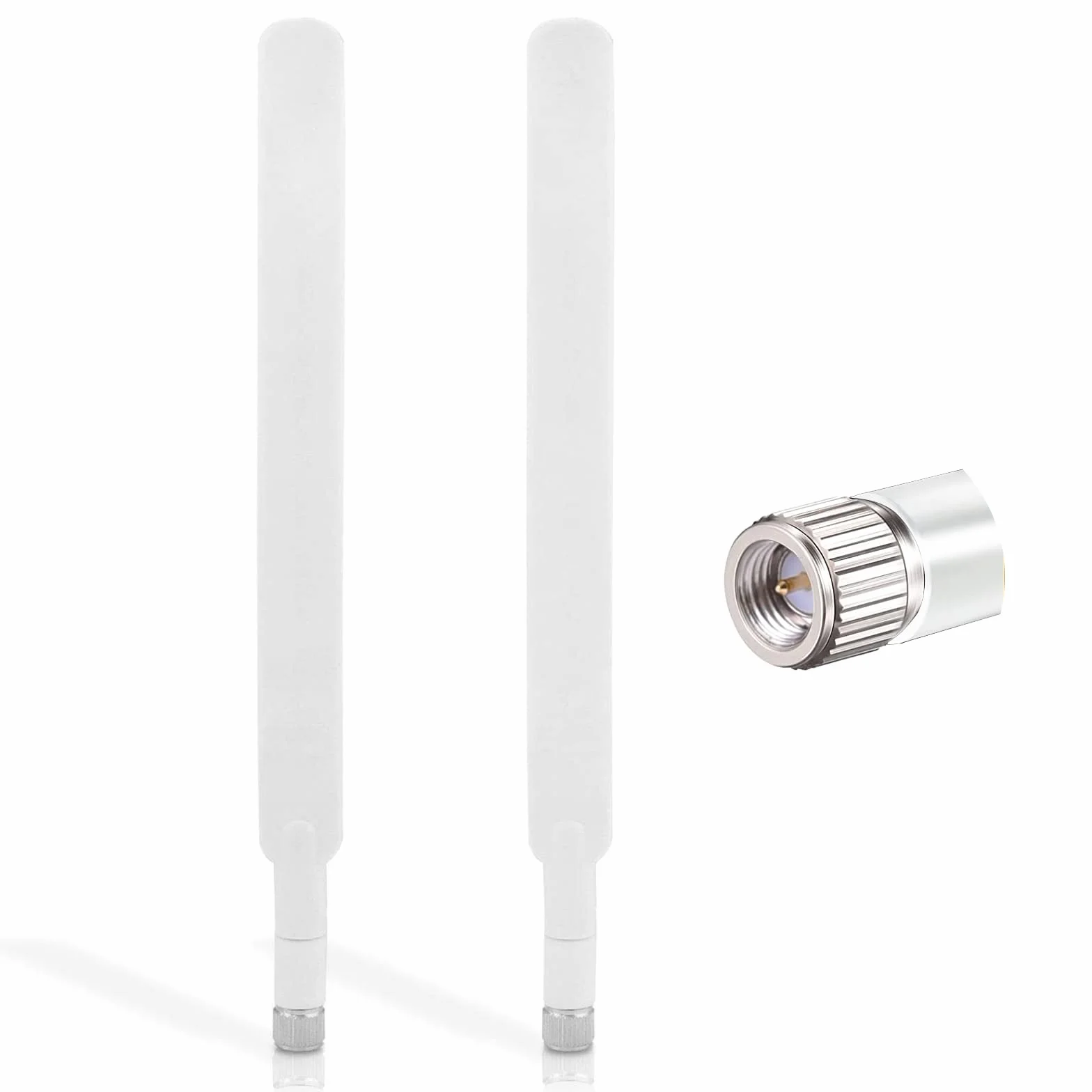 Antenna 4G LTE SMA Maschio 10dBi 19cm WiFi Omni direzionale amplificatori di segnale per Tim Vodafone Huawei ZTE 4G Router Modem Gateway Cellulare Telecamera, 2 Pacchi