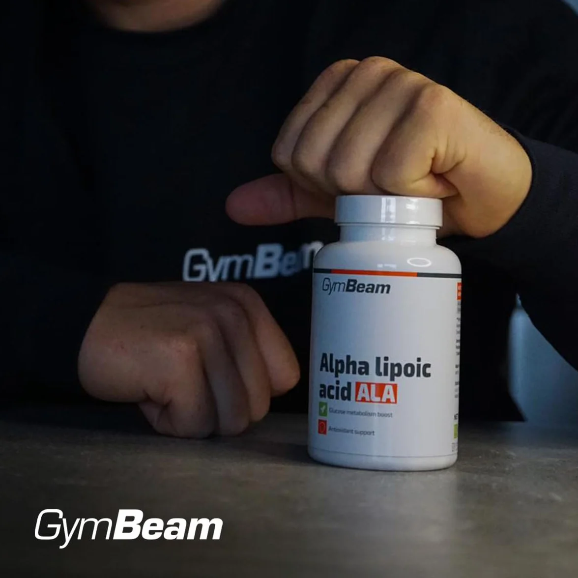 GymBeam Acido Alfa-Lipoico 90 cps 500mg Antiossidante Naturale Vegani
