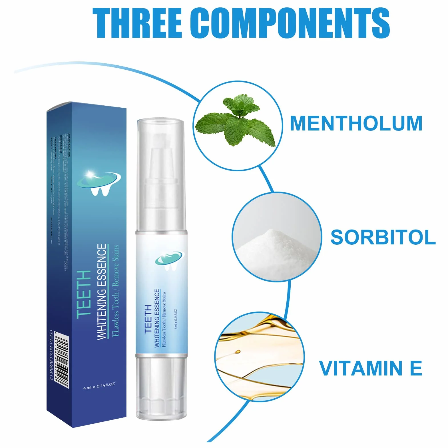 Penna Sbiancante per Denti Miioto 5 ml Rimuovi Macchie Non Aromatizzato