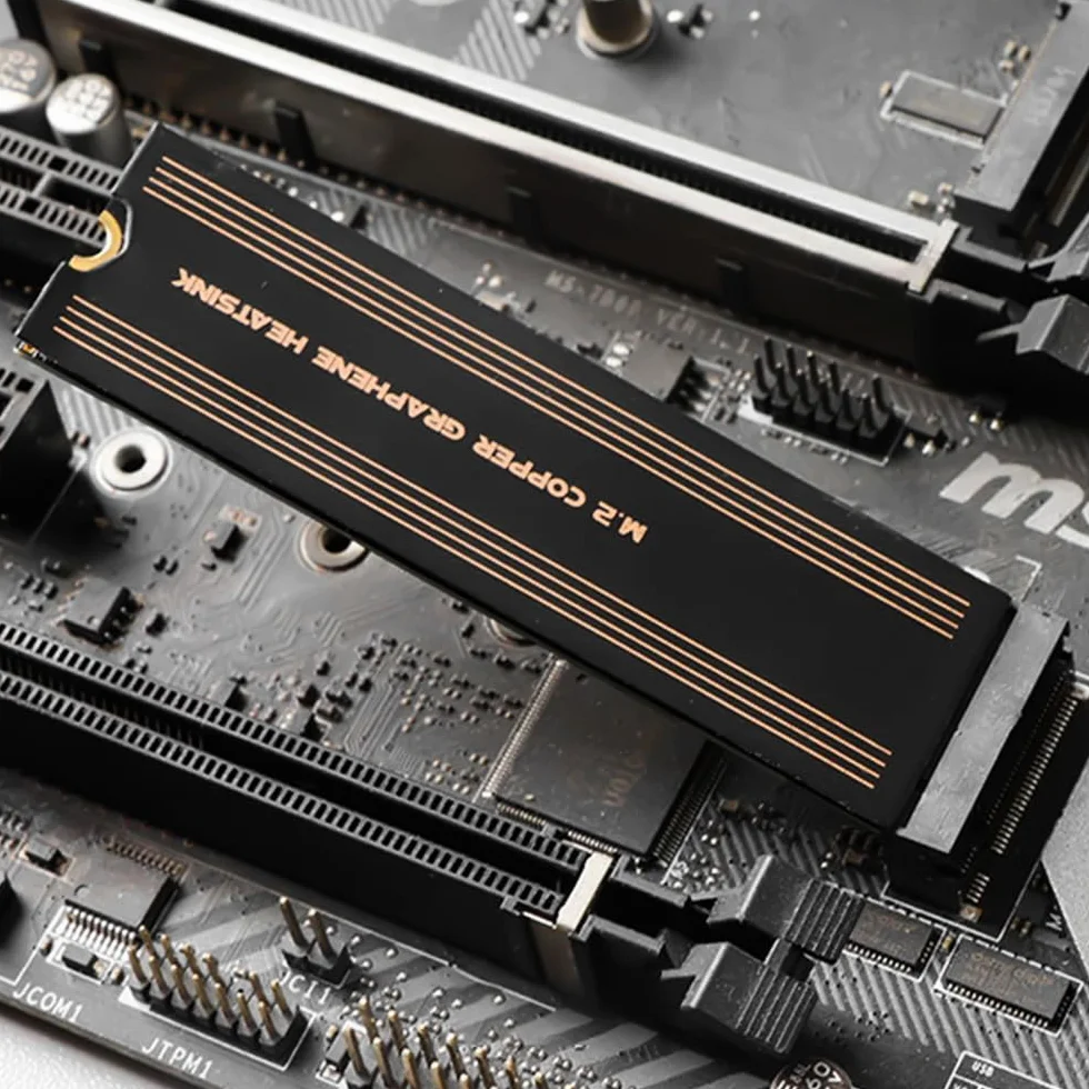 2 Pezzi M.2 2280 SSD Adesivo di Raffreddamento Radiatore in grafene per Laptop NVMe NGFF 2280 SSD