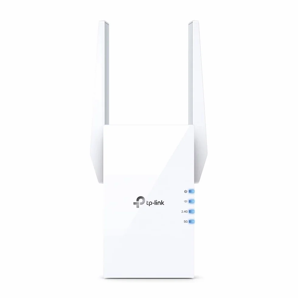TP-Link RE605X Ripetitore Mesh WiFi 6 AX1800Mbps, 2 Antenne Esterne, Amplificatore WiFi Extender, 1 Porta Gigabit Ultraveloce, Amplificatore Segnale, Easymesh, Beamforming